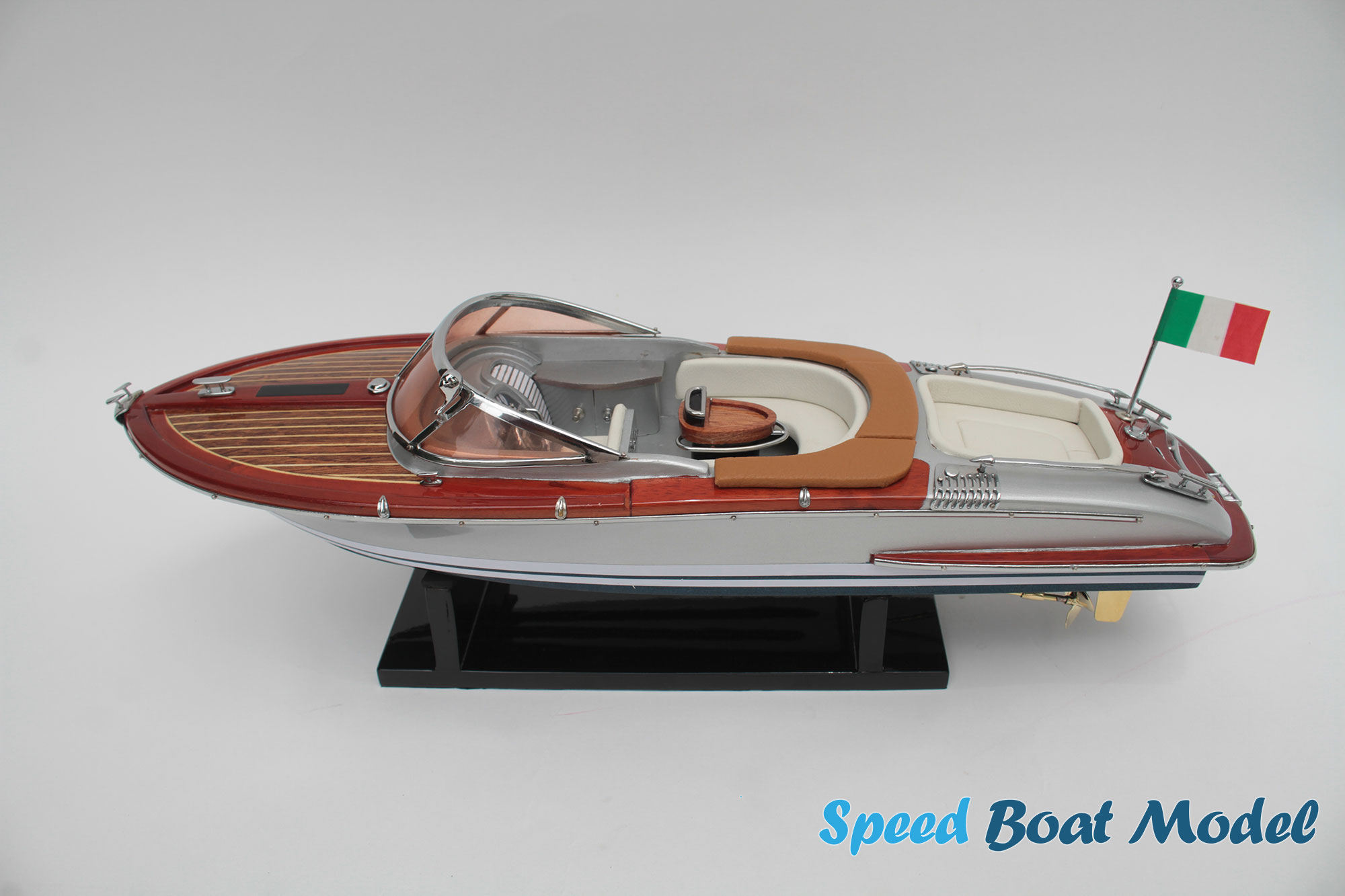 Silver Blue Riva Aquariva Gucci Riva Yacht Model 16.5" 12 Silver Blue Riva Aquariva Gucci Riva Yachts Model 16.5