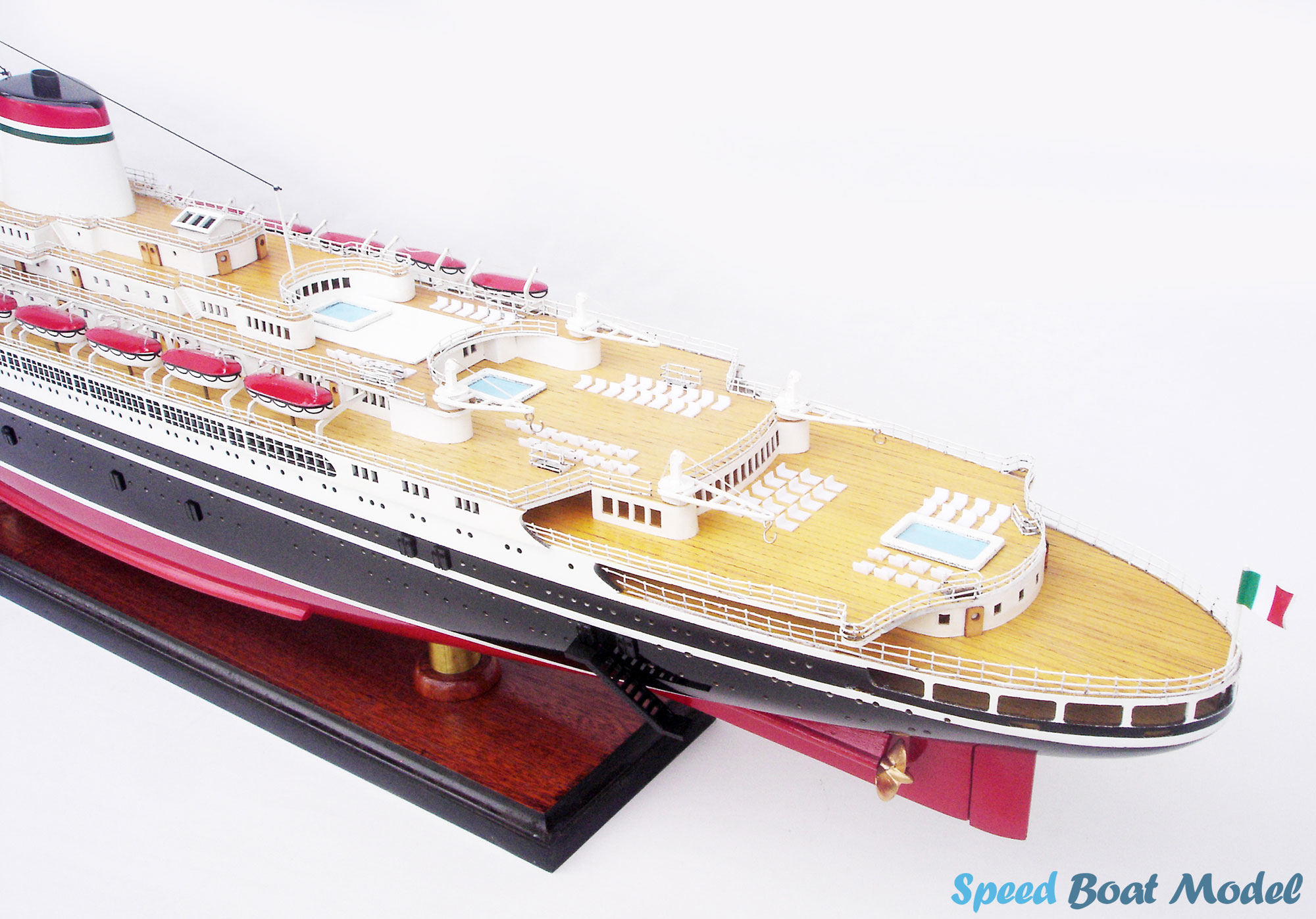 SS Cristorofo Colombo Cruise Ship Model 33.4" 29 Ss Cristorofo Colombo Cruise Ship Model 33.4