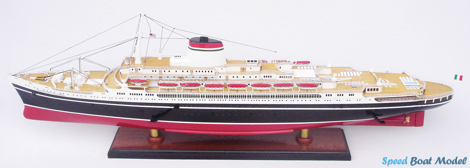 SS Cristorofo Colombo Cruise Ship Model 33.4" 22 Ss Cristorofo Colombo Cruise Ship Model 33.4