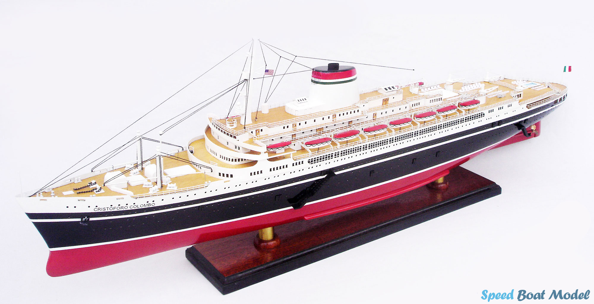 SS Cristorofo Colombo Cruise Ship Model 33.4" 27 Ss Cristorofo Colombo Cruise Ship Model 33.4