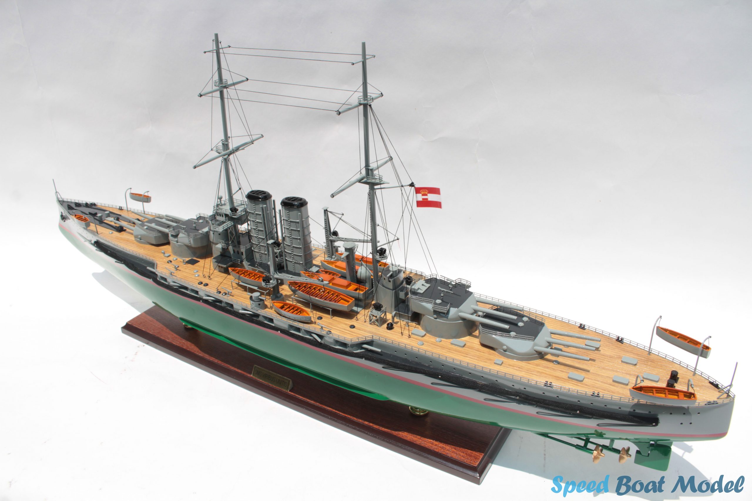 Sms Viribus Units WarShip Model 39.3"