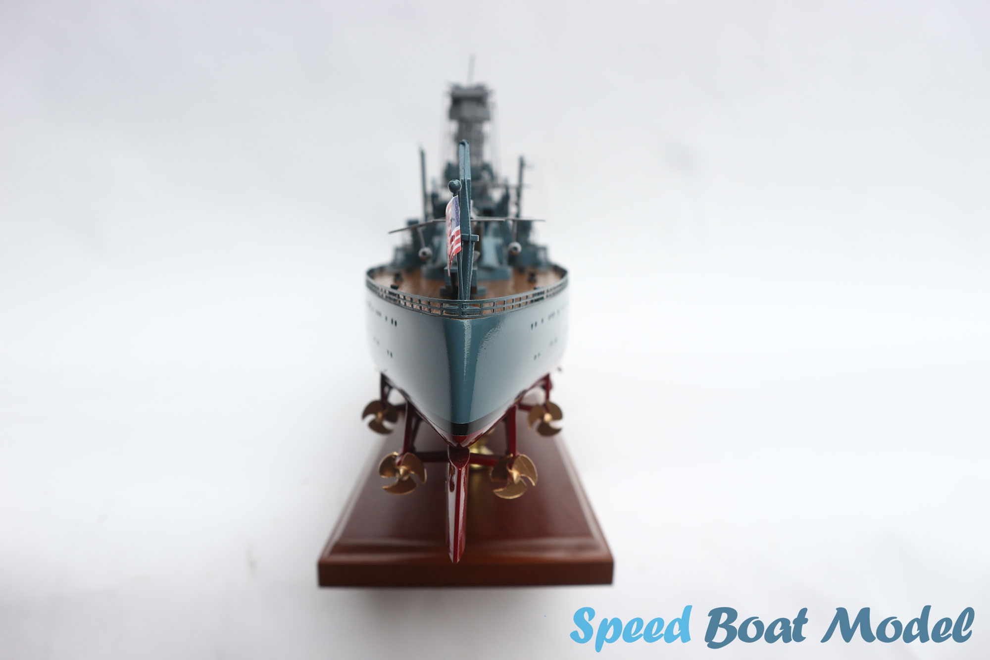 USS West Virginia (BB-48) WarShip Model 28" 29 Uss West Virginia (bb-48) Warship Model 28