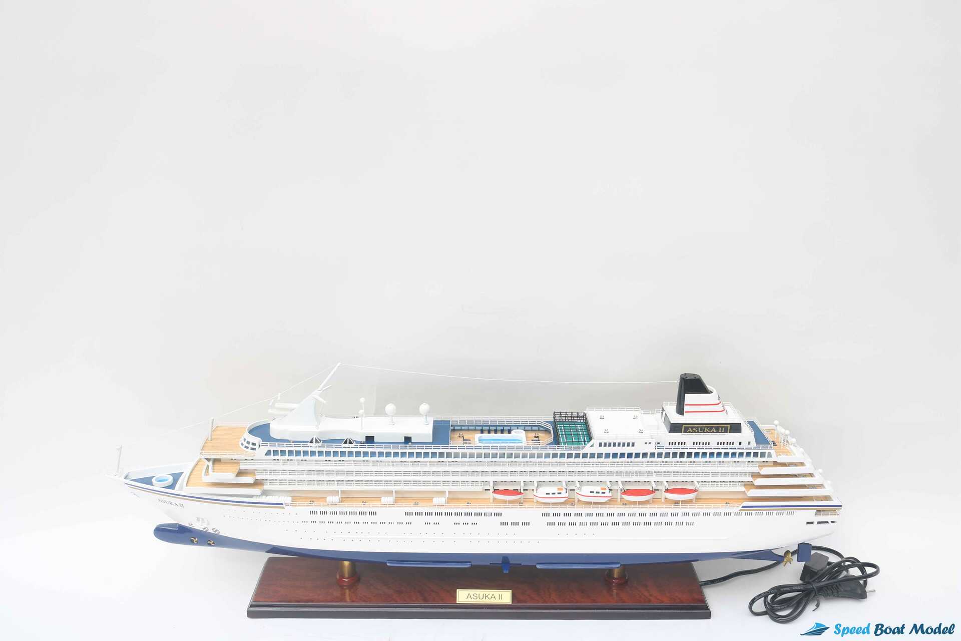 Asuka II Boat Model With Light 31.4" 14 Asuka Ii Boat Model With Light (20) Speed Boad Model