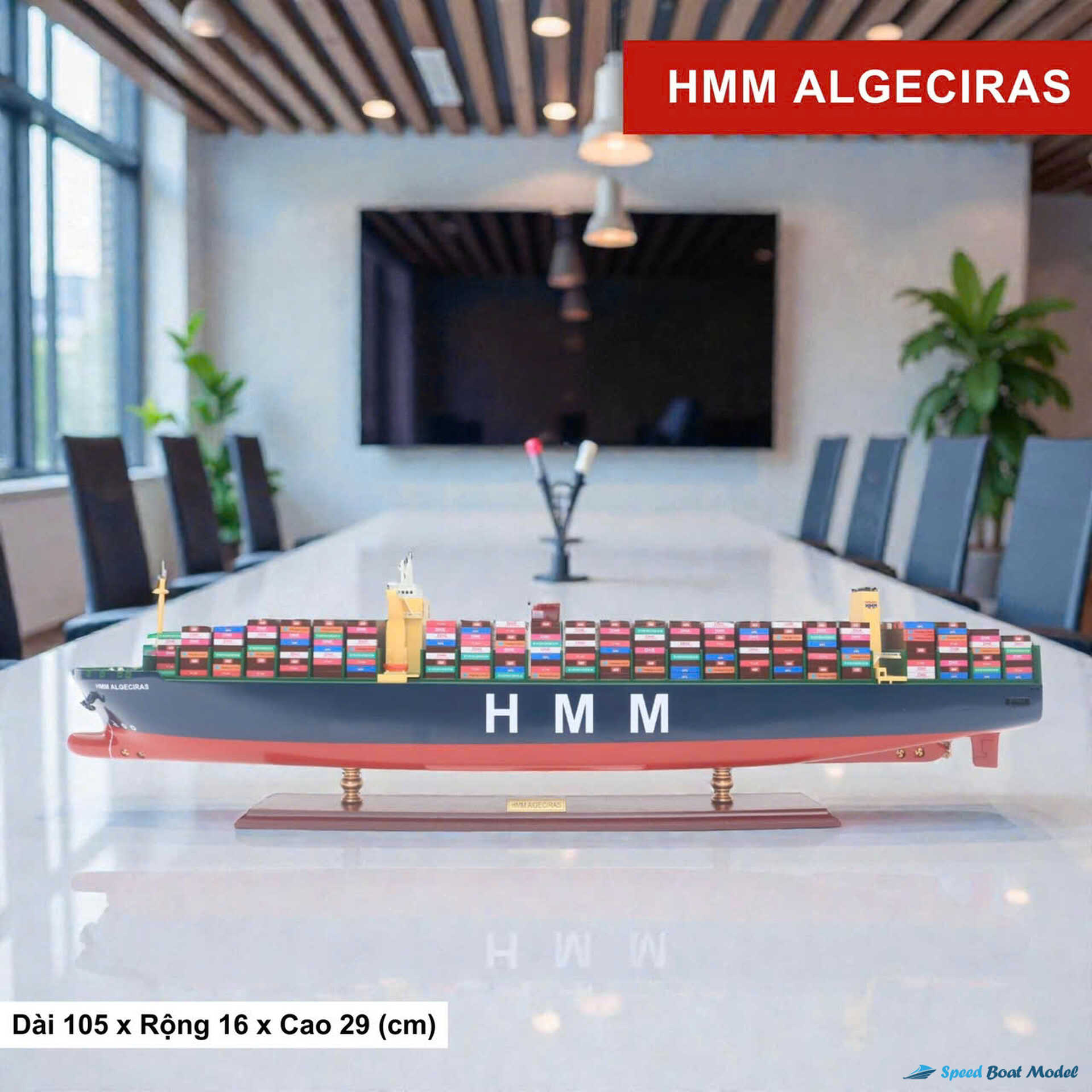 Hmm Algeciras Container Ship Model Speed Boad Model