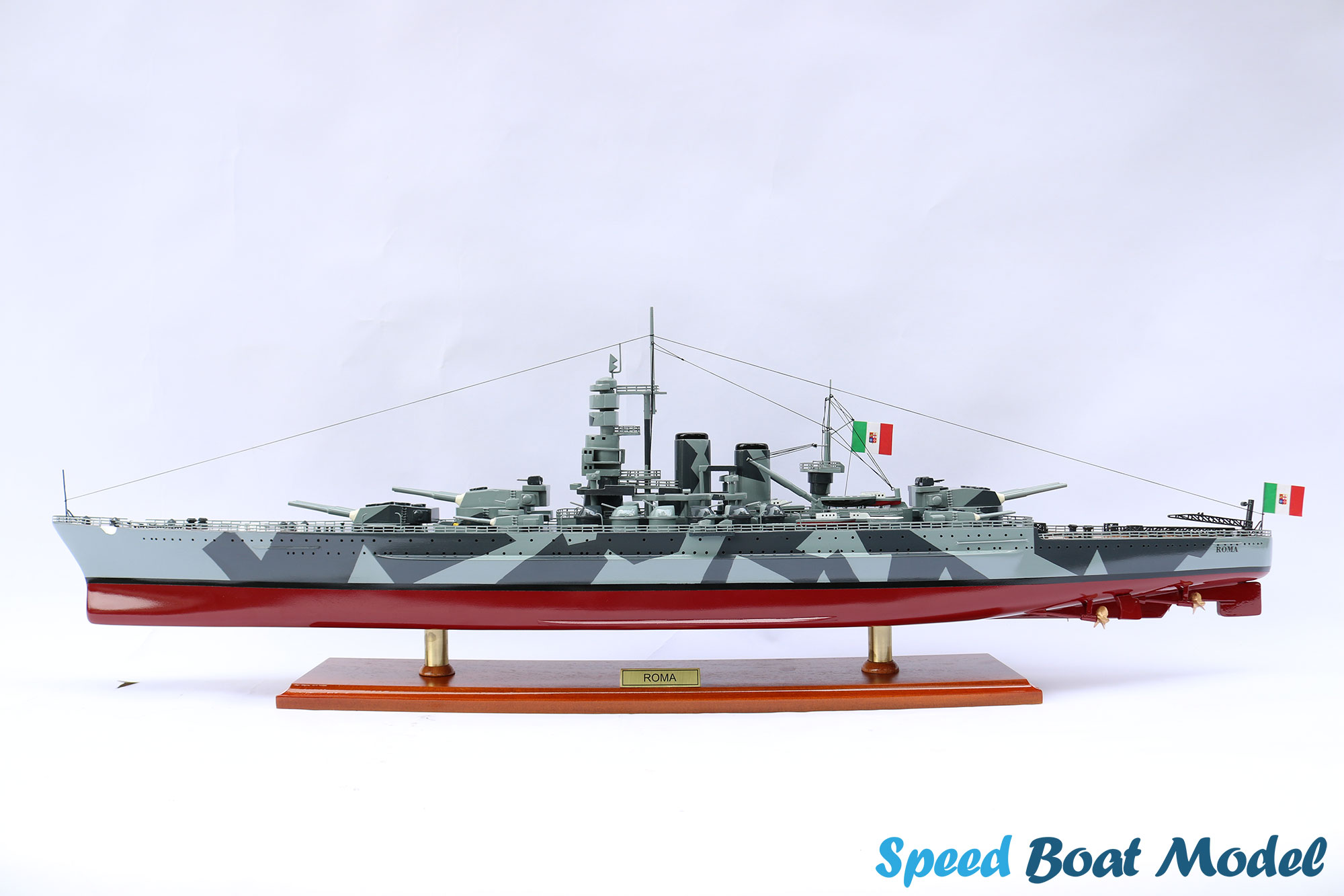 Roma Italian Navy Battleship Model