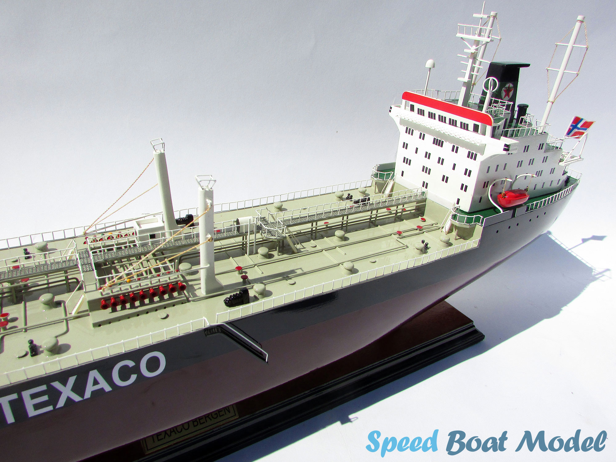 Texaco Bergen Commercial Ship Model 31.5" 13 Texaco Bergen Commercial Ship Model 31.5