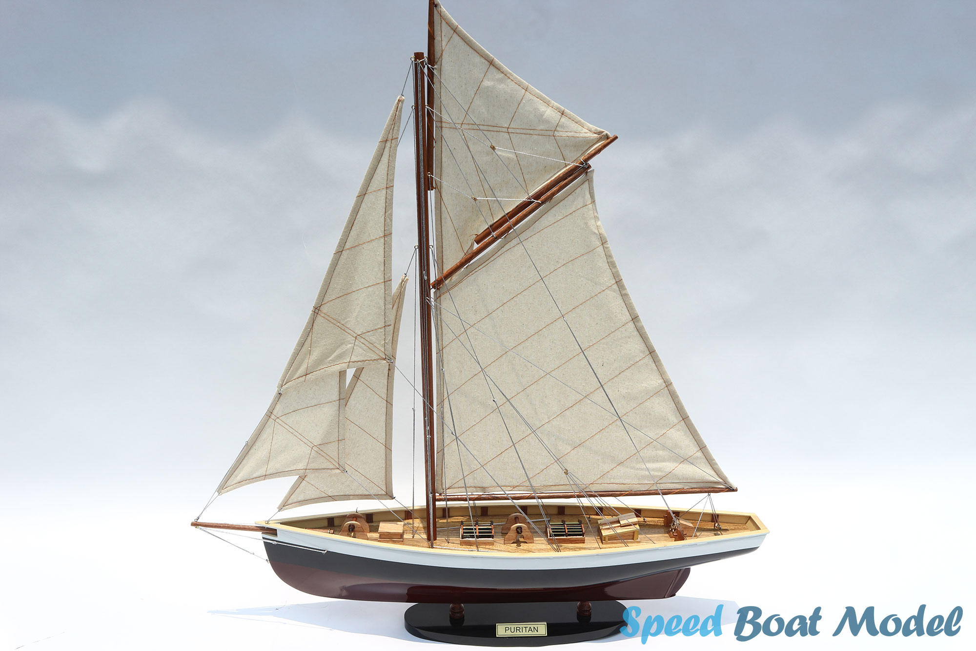 Puritan Sailing Boat Model 23.6"