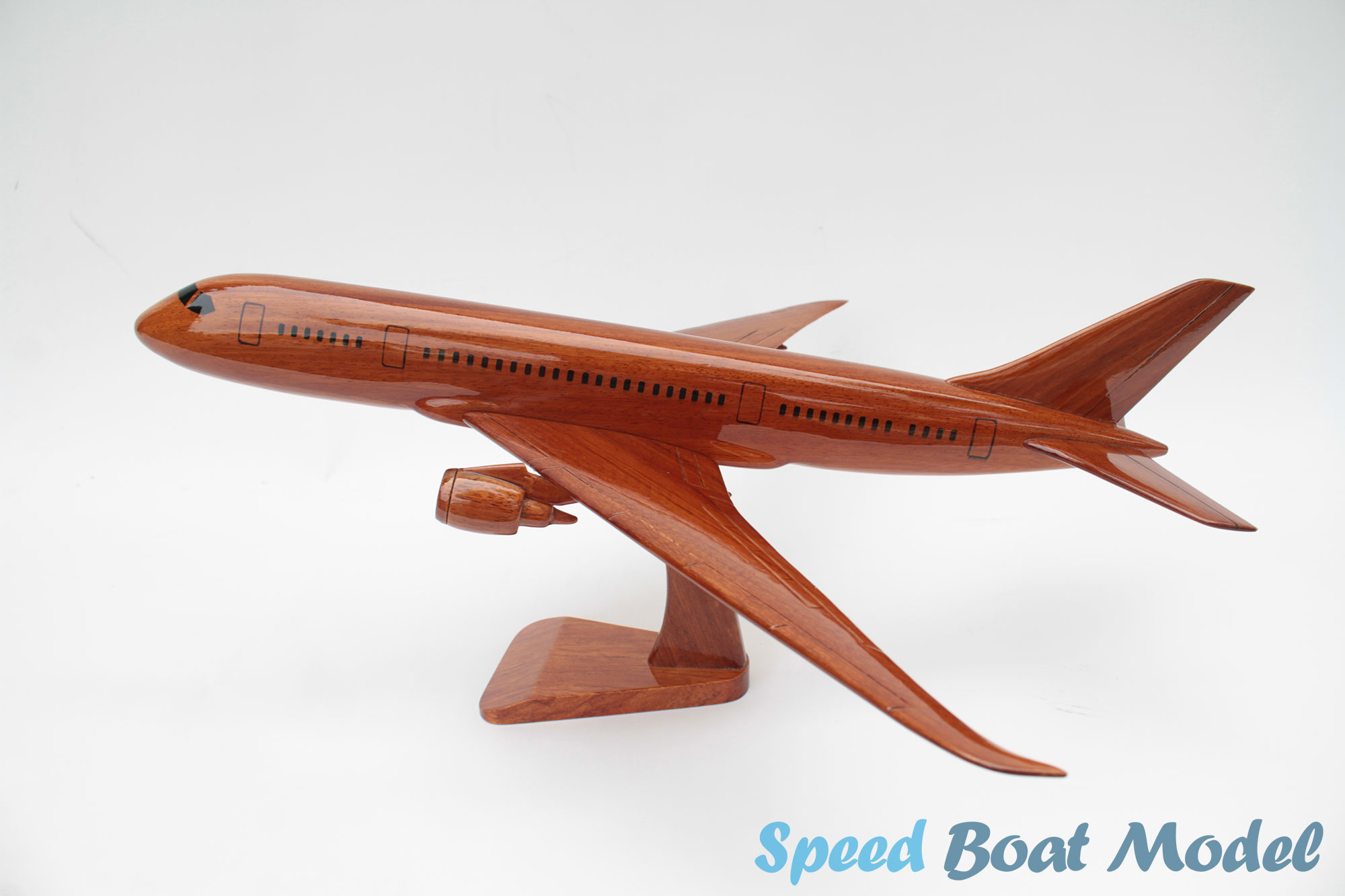 Boeing 787 Wooden Airplane Model