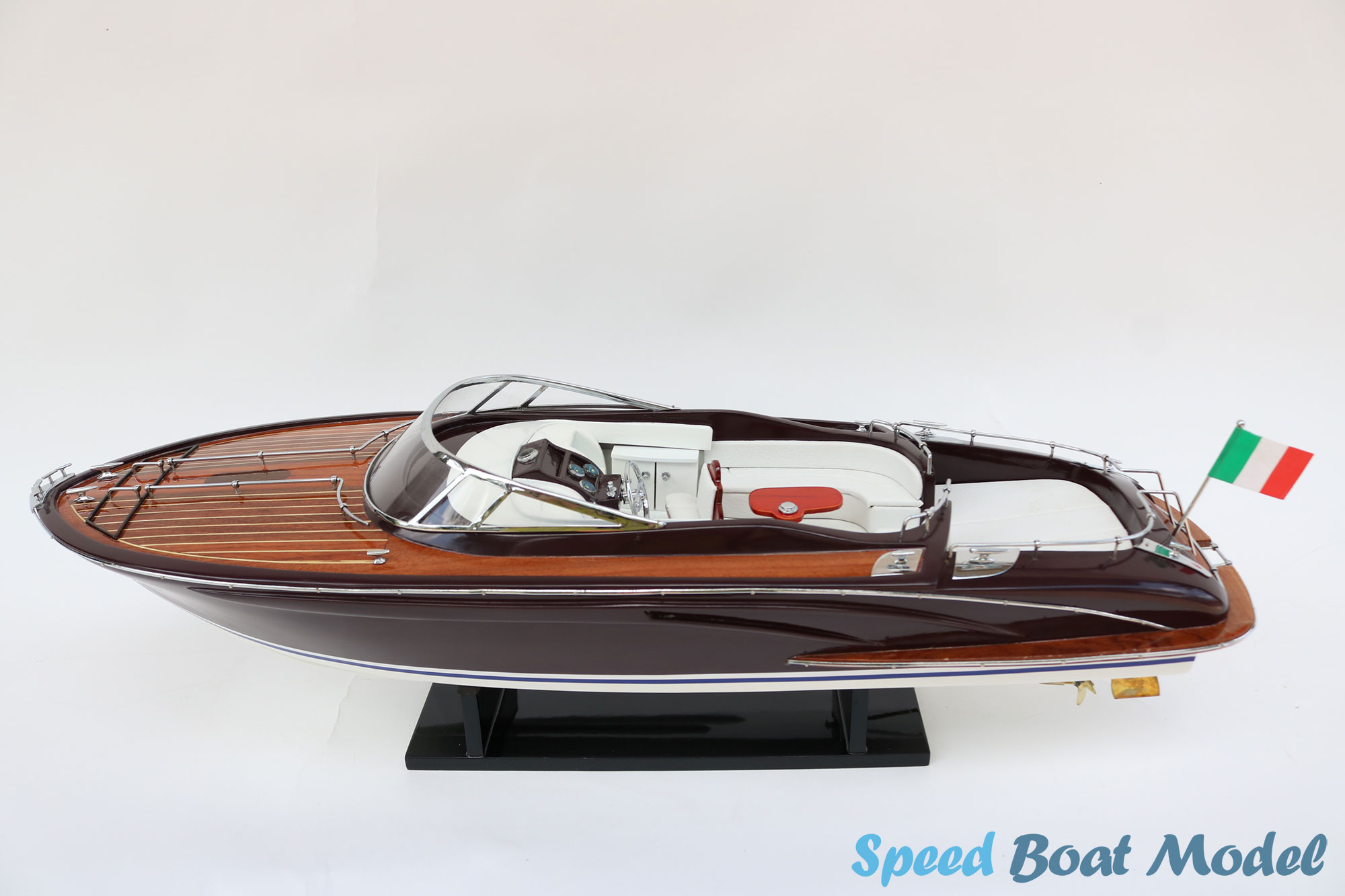 Dark Purple Riva Rivarama Speed Boat Model 25.6" - Riva Rama 44