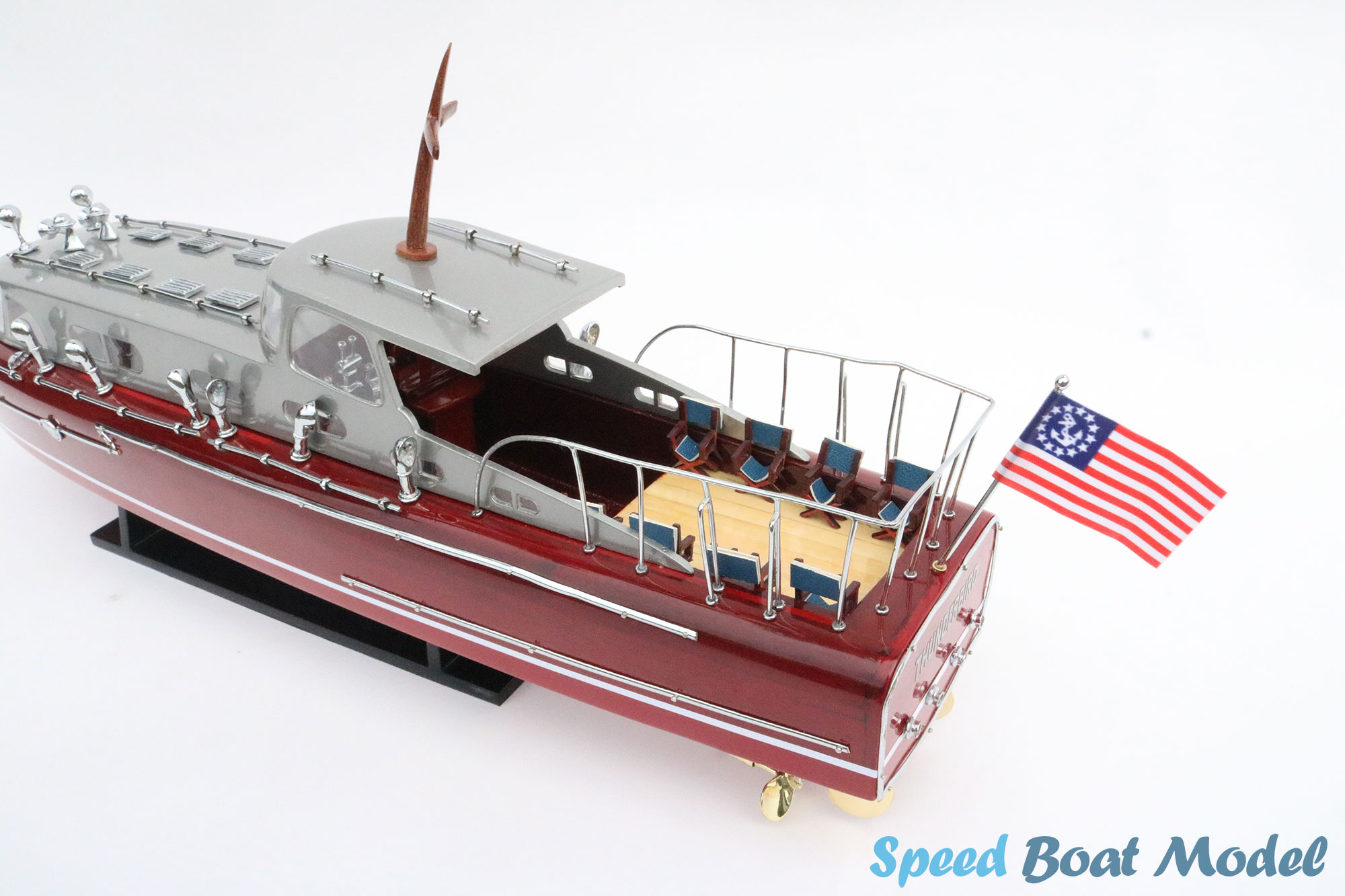 Hacker Craft Thunderbird 1939 – 55 Foot Speed Boat Model 24.4"