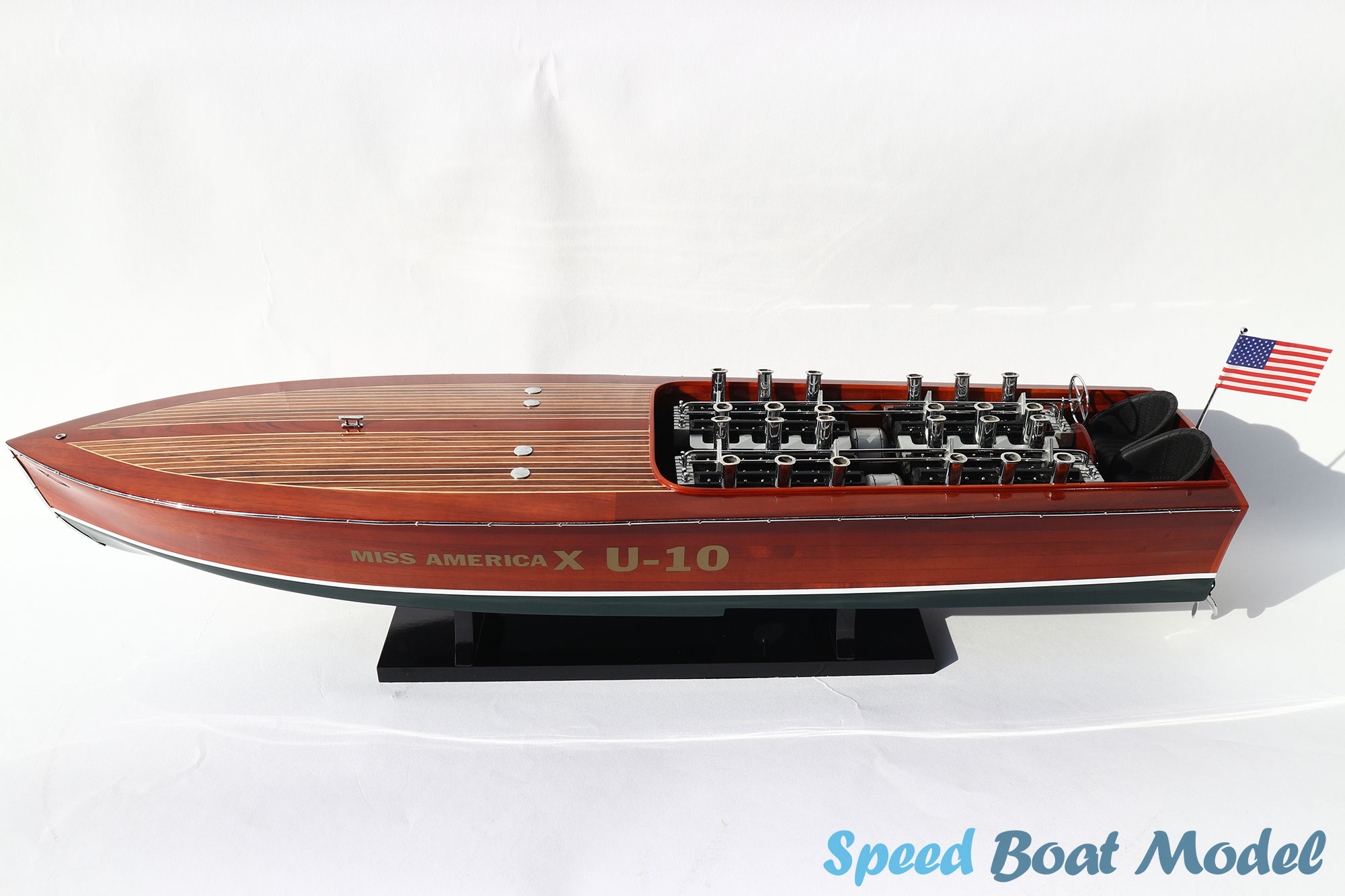 Miss America X Speed Boat Model 32.6" 21 Miss America X Speed Boat Model 32.6