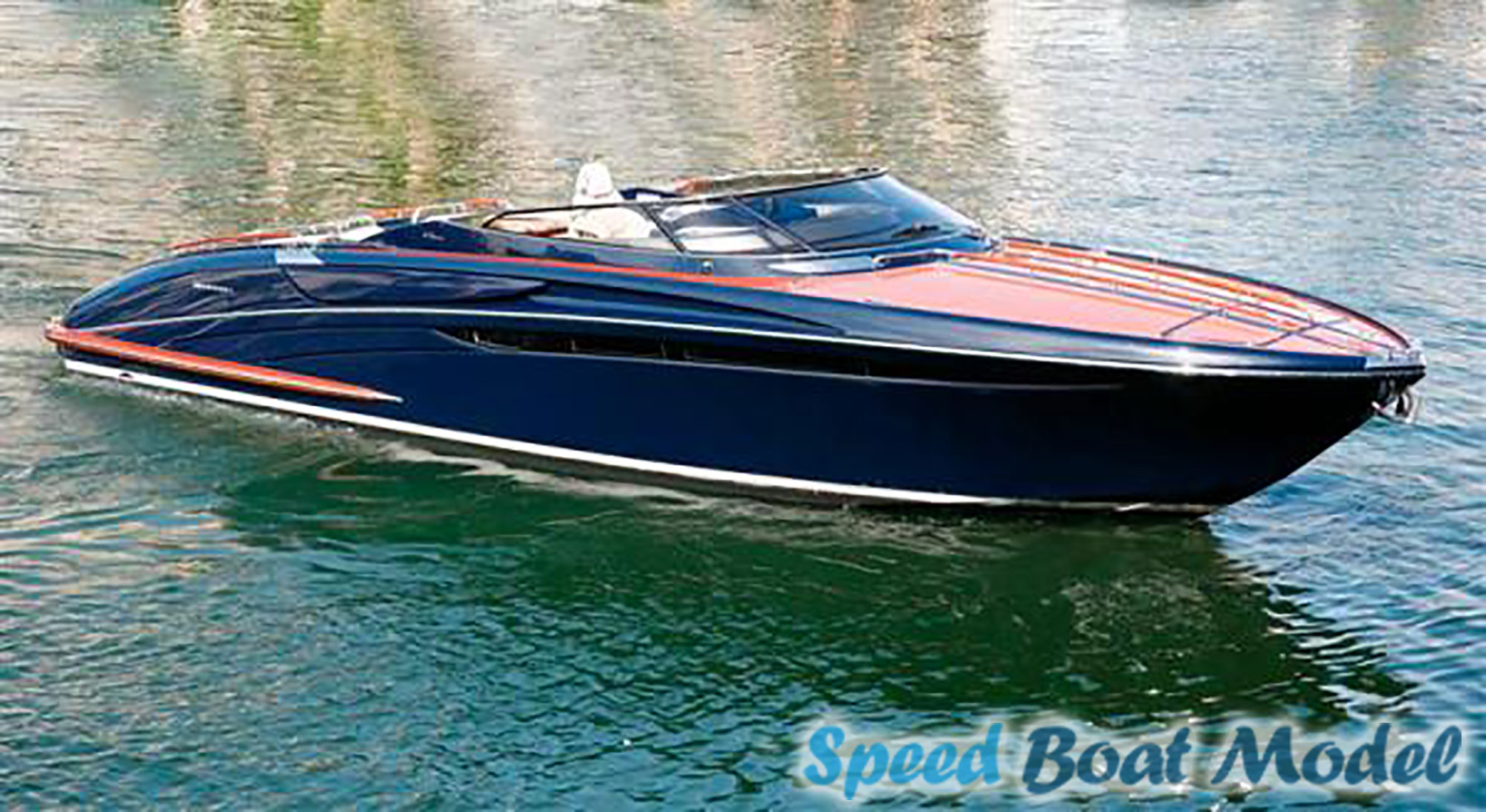 Riva Rivarama 44 Speed Boat Model 25.6" - Riva Rama 44