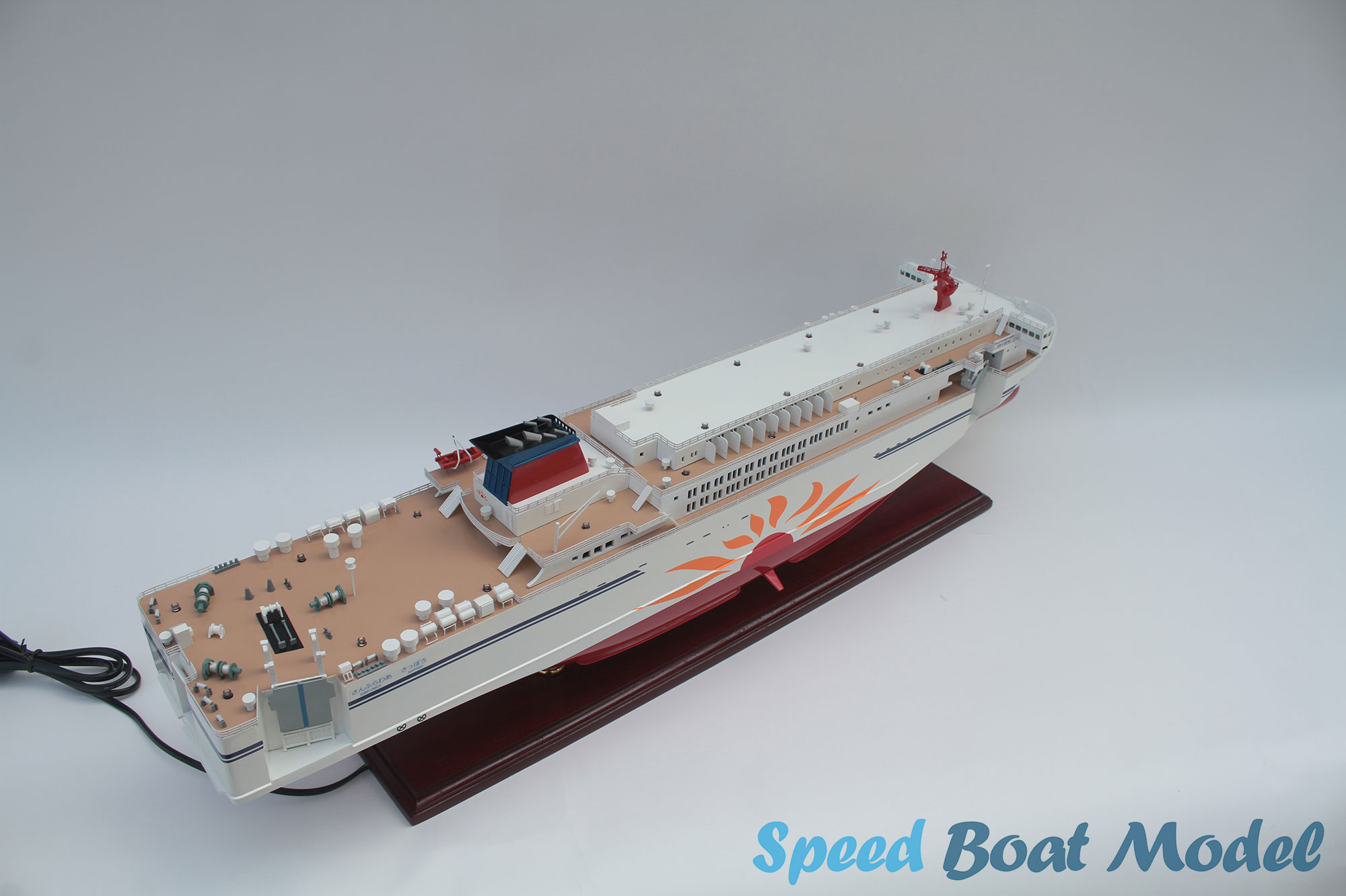 Sunflower Sapporo & Sunflower Furano Boat Model With Light 31.5"