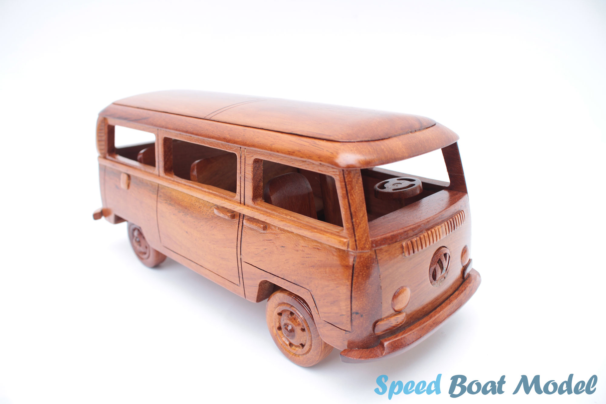 Wooden Bus Craft Model