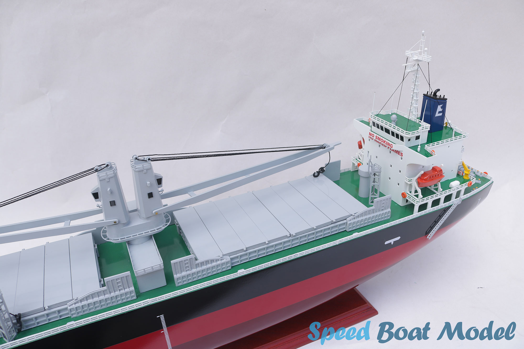 Bright Coral Commercial Ship Model 39.3" 13 Bright Coral Commercial Ship Model 39.3