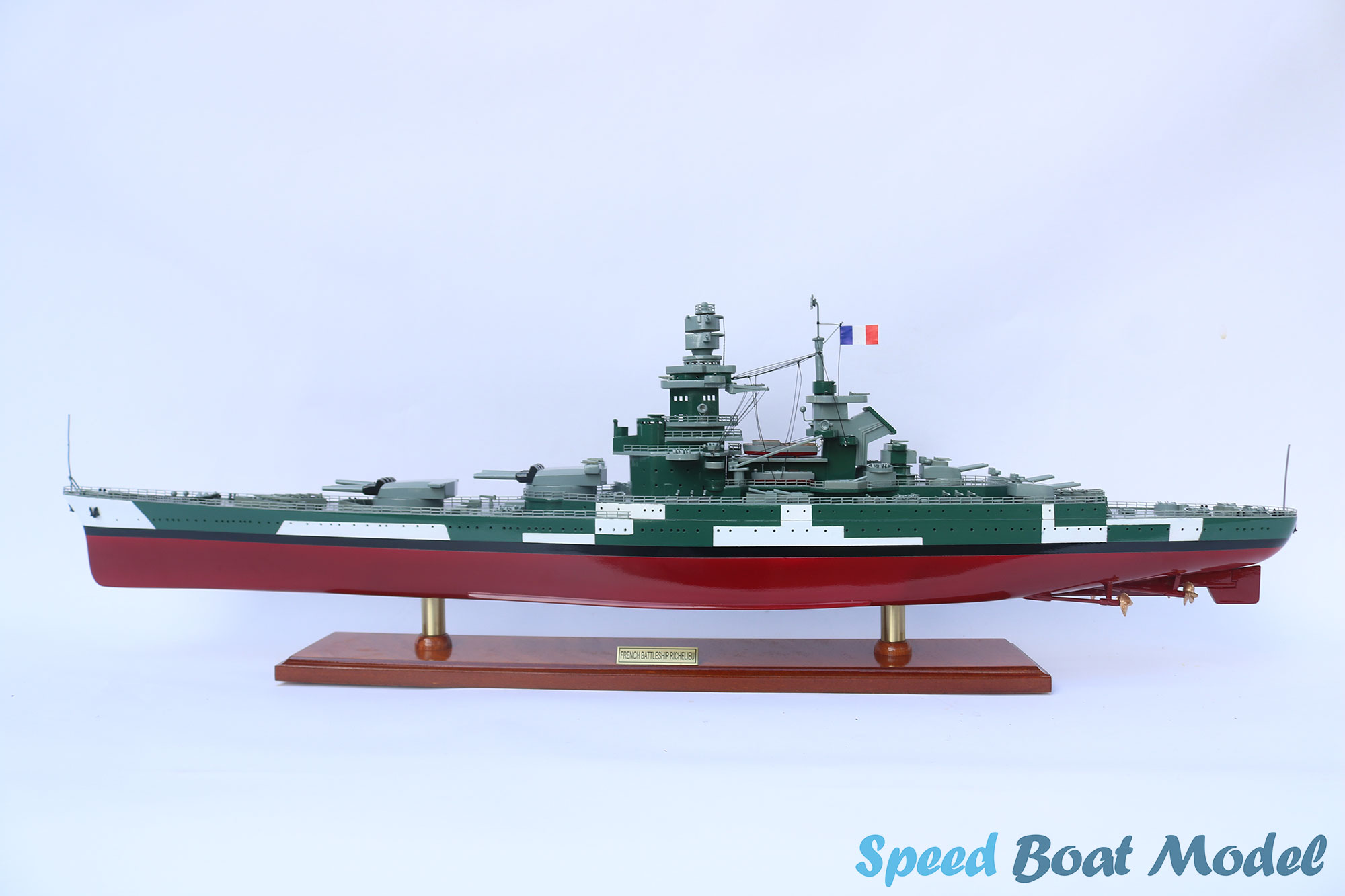 French Battleship Richelieu Model 39.7