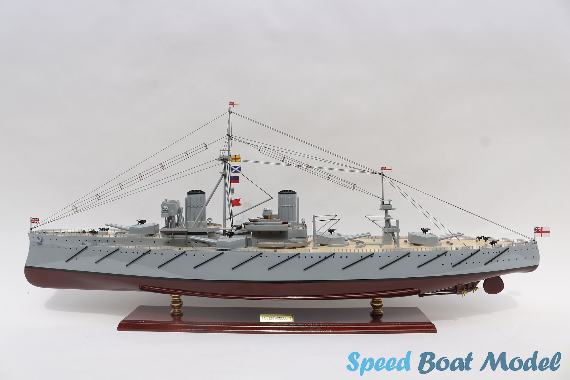 Hms Dreadnought 1906 Battleship Model 40.5