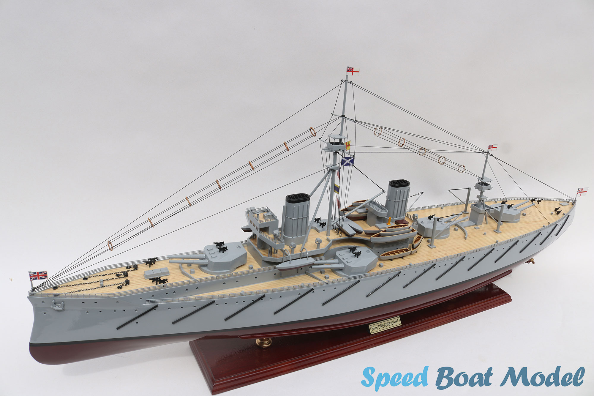 Hms Dreadnought 1906 Battleship Model 40.5