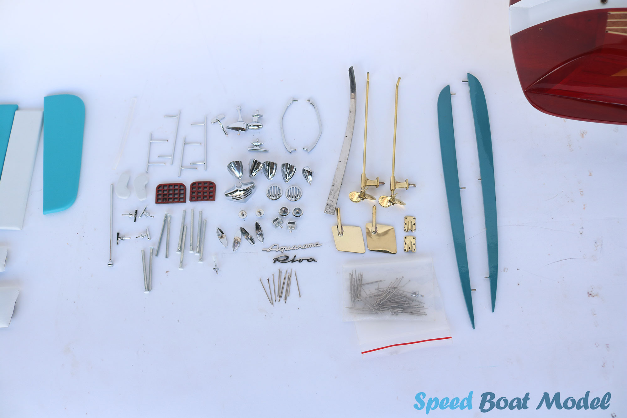 Riva Aquarama Custom Speed Boat Model 23.6" 27 Riva Aquarama Custom Speed Boat Model