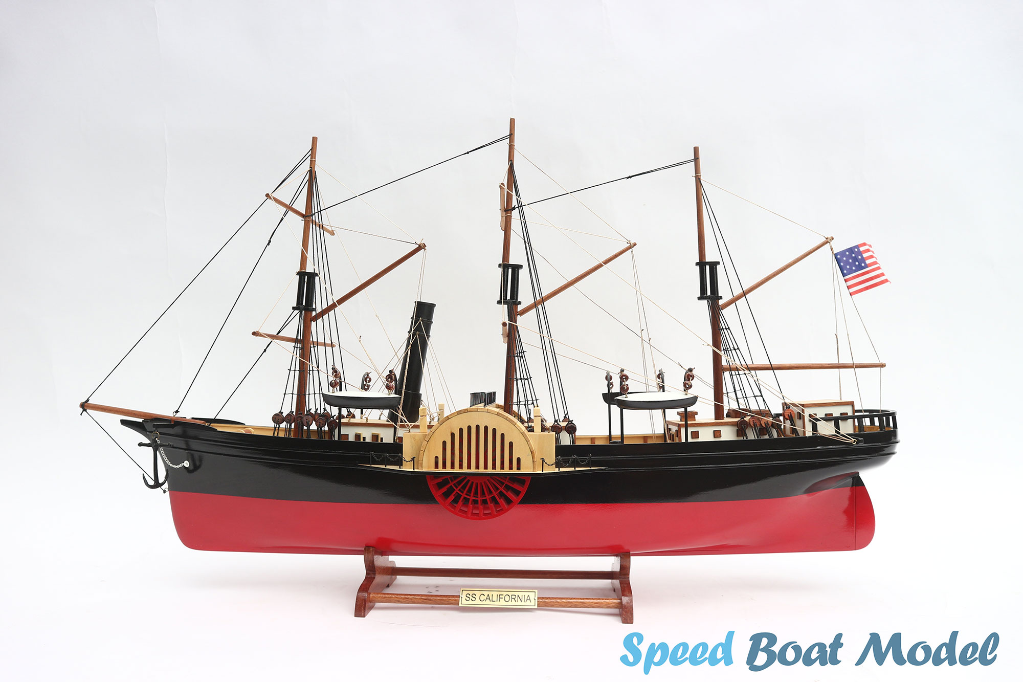 Ss California Tall Ship Model 25.6" 12 Ss California Tall Ship Model 25.6