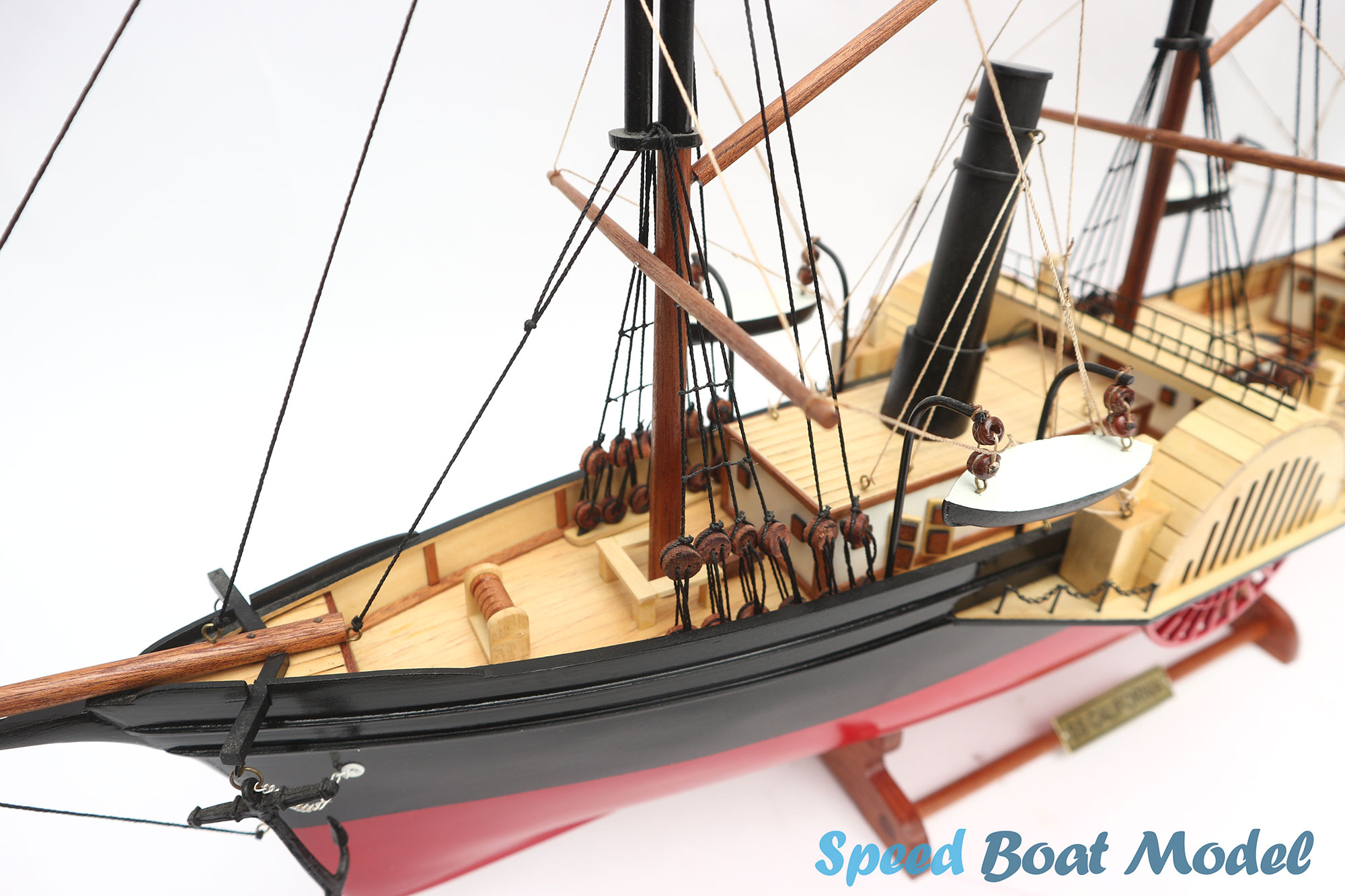 Ss California Tall Ship Model 25.6" 15 Ss California Tall Ship Model 25.6