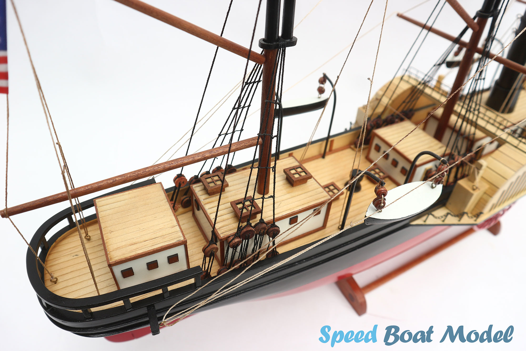 Ss California Tall Ship Model 25.6" 19 Ss California Tall Ship Model 25.6