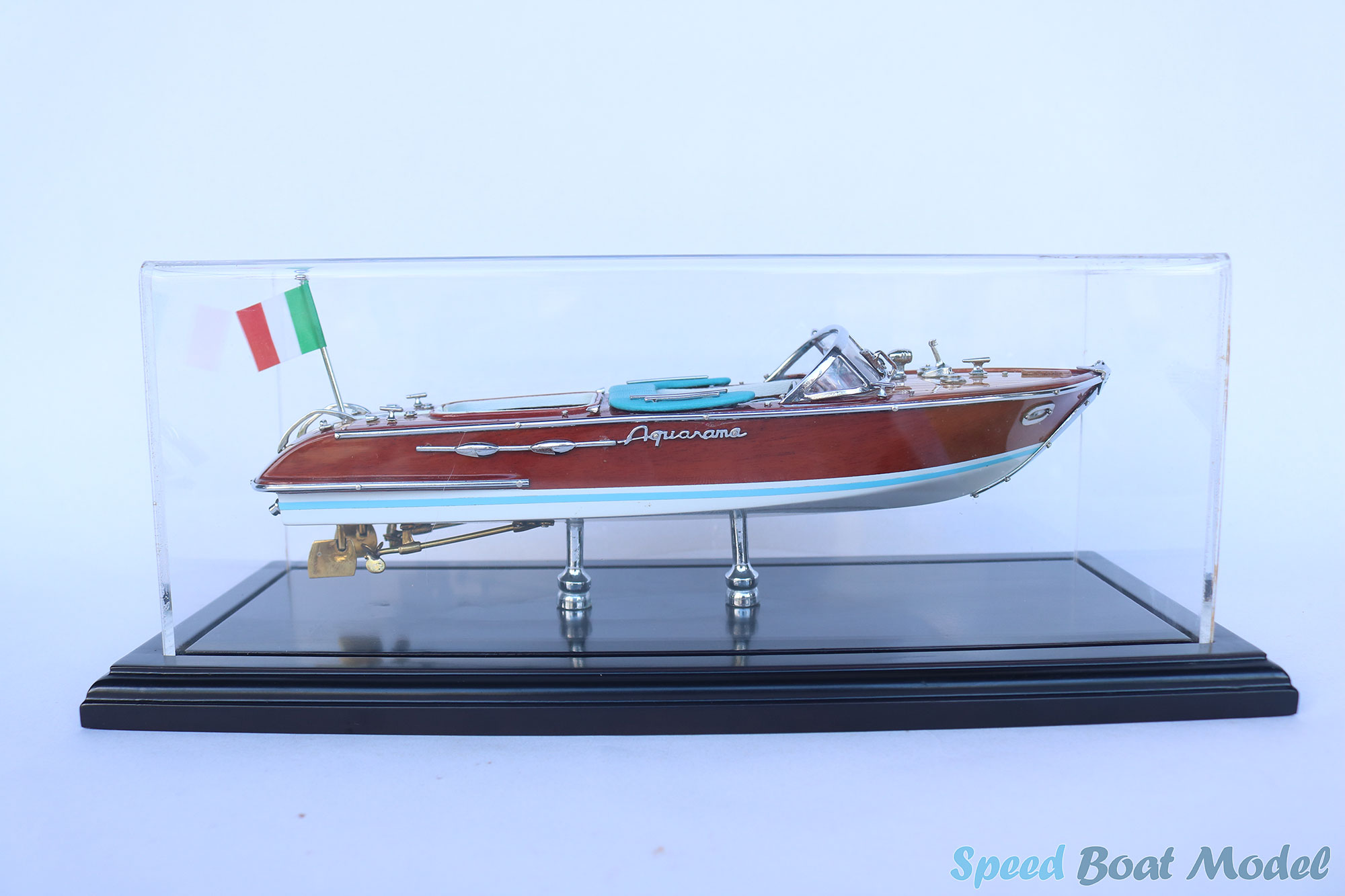 Display Case For Special Riva Aquarama Classic Boat Model 10"