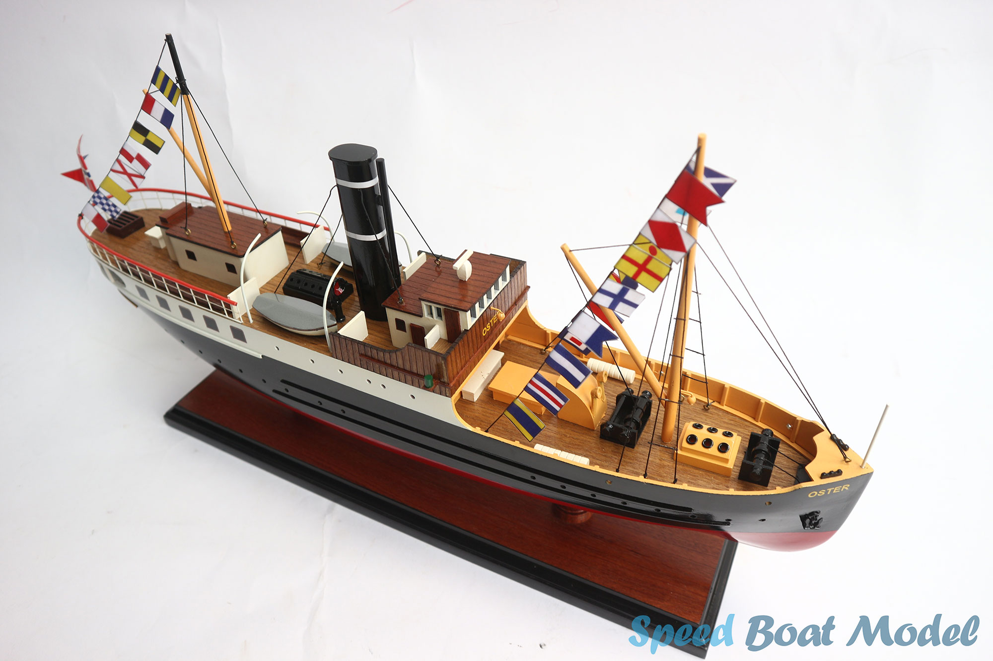 Oster With Signal Flags Tall Ship Model 20.47"