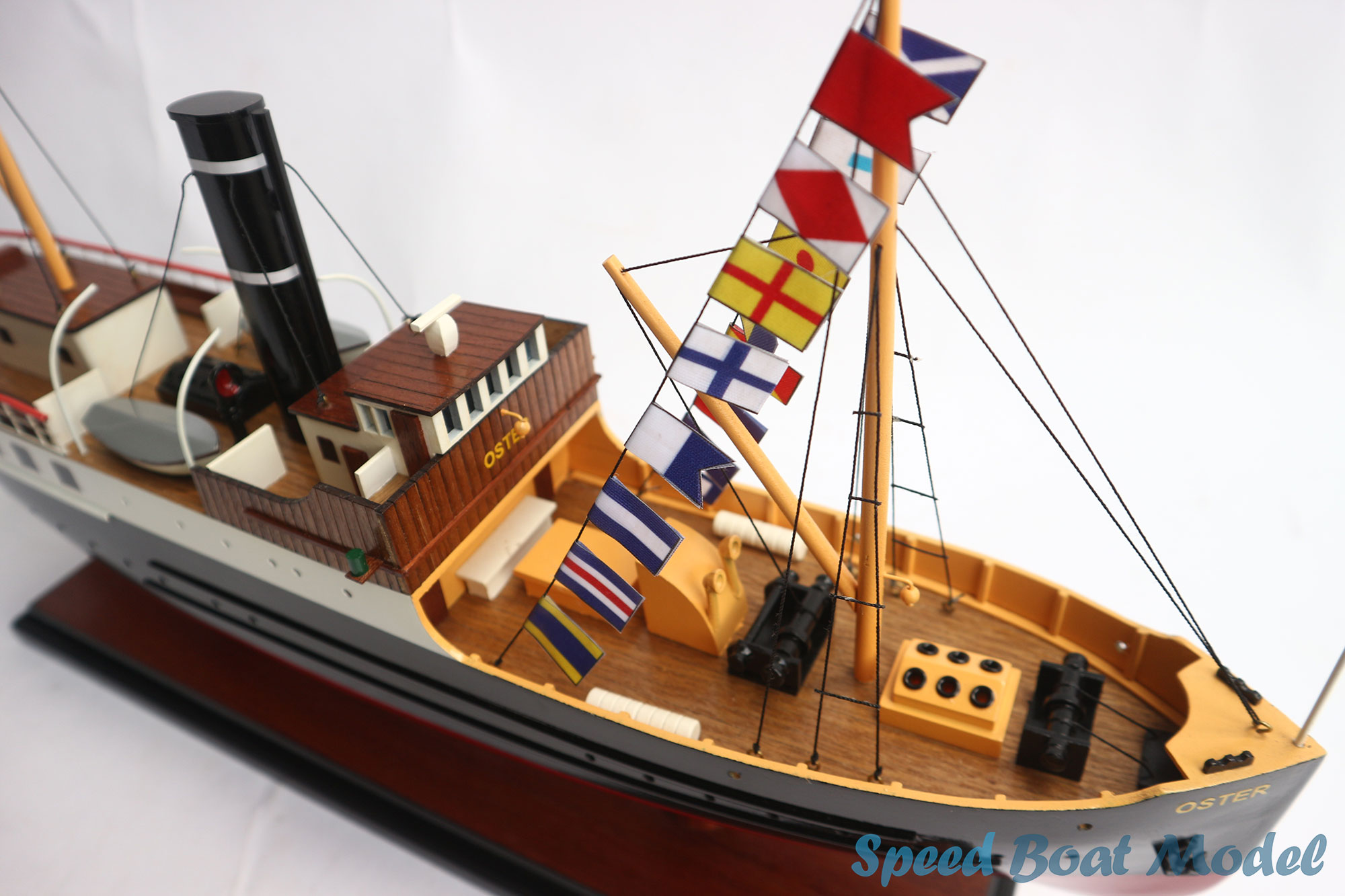 Oster With Signal Flags Tall Ship Model 20.47
