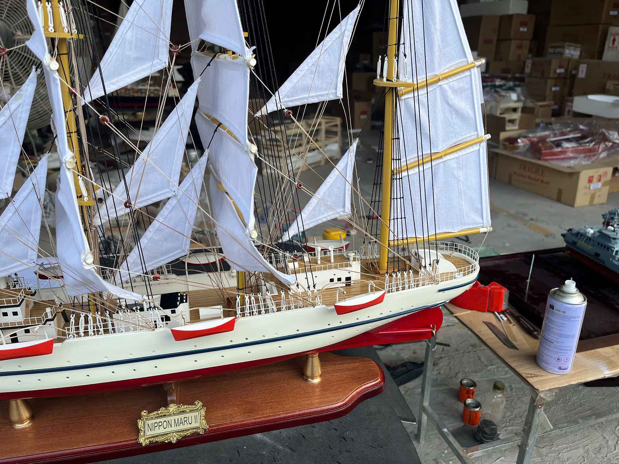Nippon Maru Ii 1984 (1) Speed Boad Model Nippon Maru Ii 1984 (1) Speed Boad Model