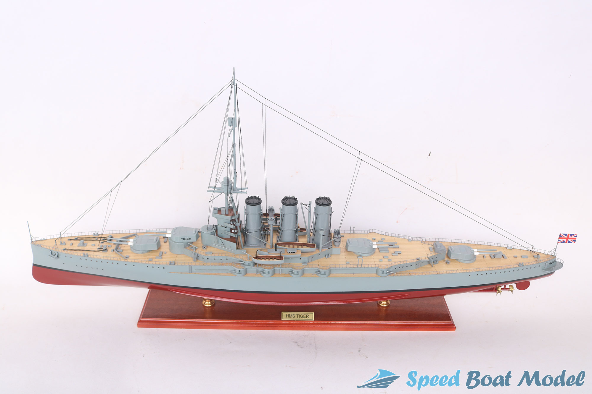 HMS Tiger WarShip Model 39.8"