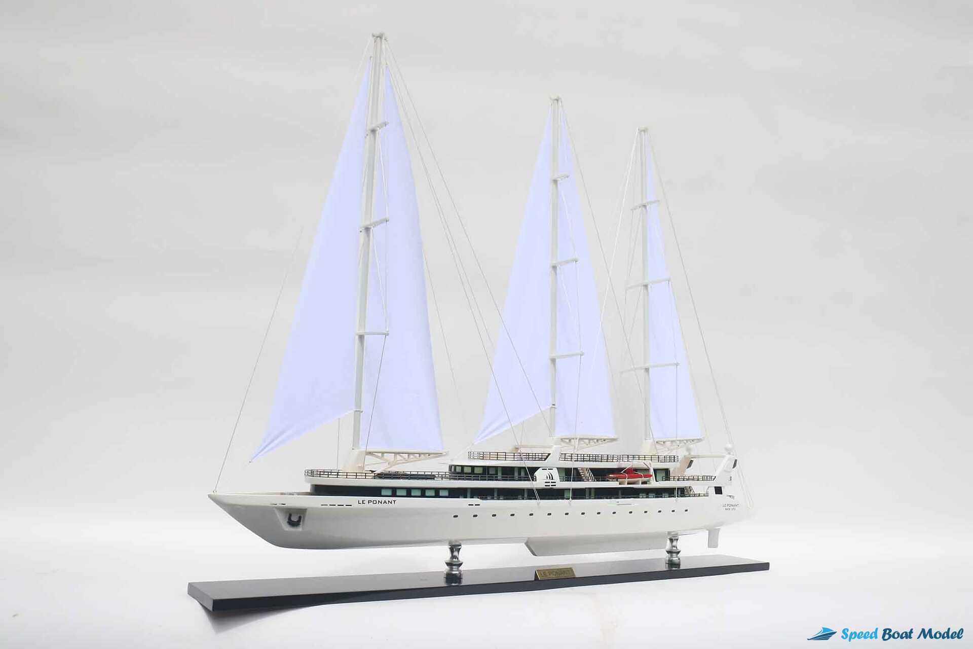 Le Ponant – Black Sole Modern Yatch Model (10) Speed Boad Model