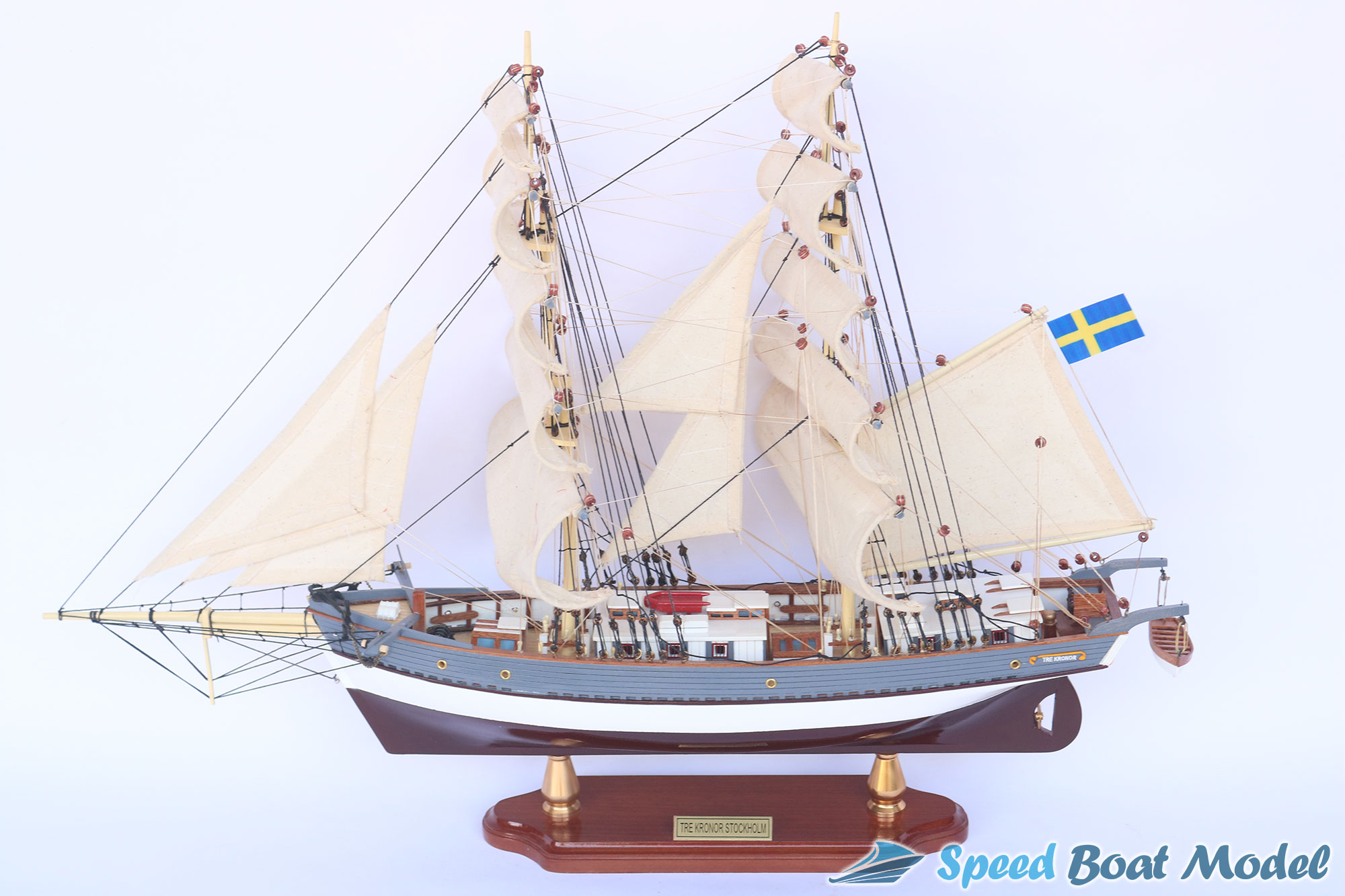Tre Kronor Stockholm Tall Ship Model 28.7"