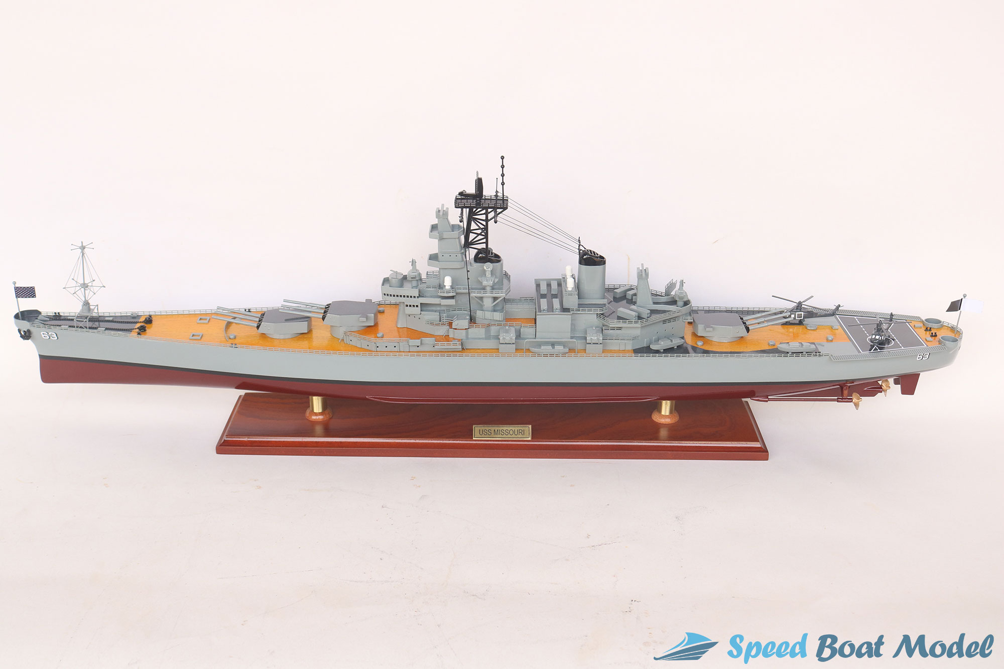 Uss Missouri Bb-63 Battleship Model 39.3″