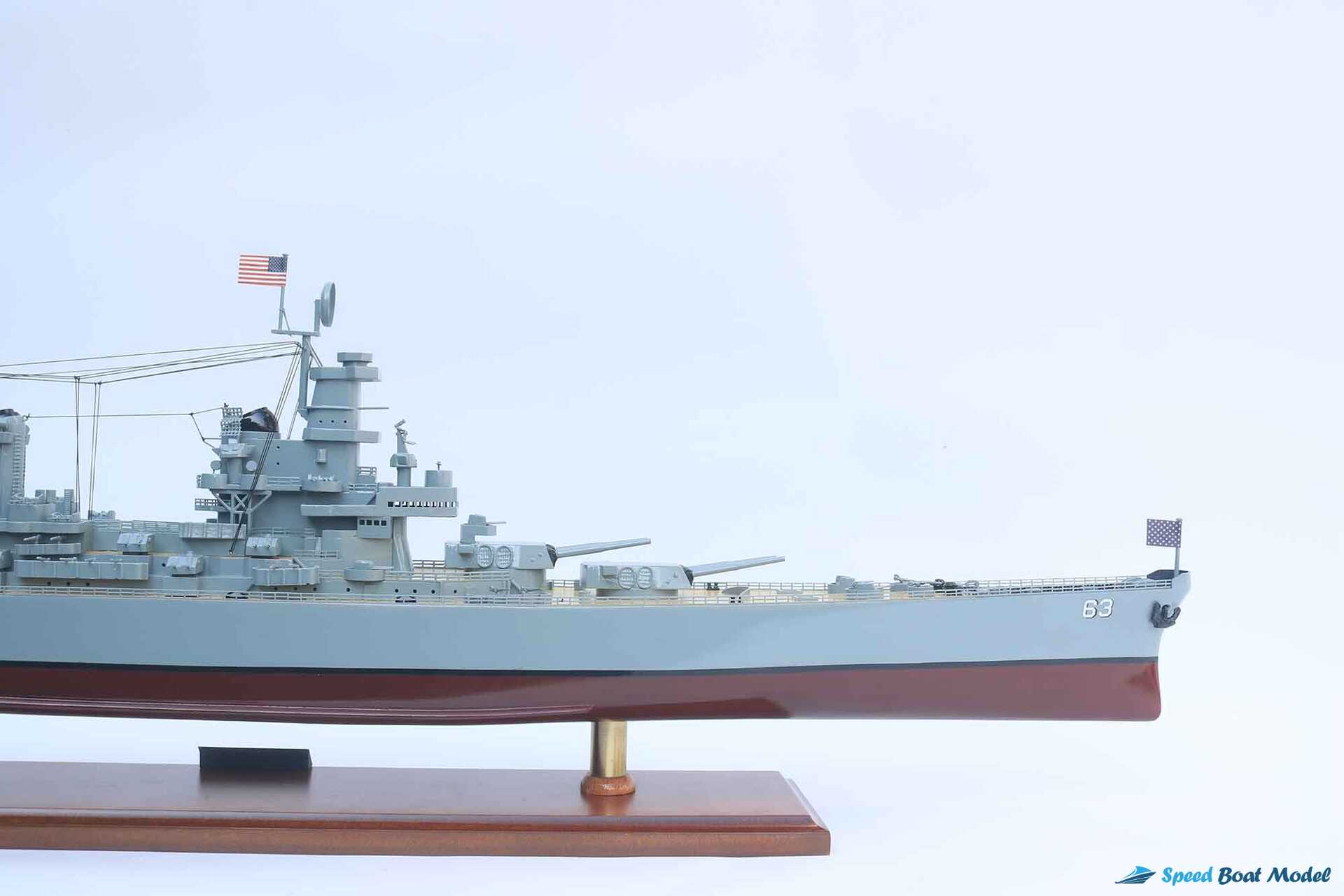 Uss Missouri Bb-63 Battleship Model (7) Speed Boad Model Uss Missouri Bb-63 Battleship Model (7) Speed Boad Model