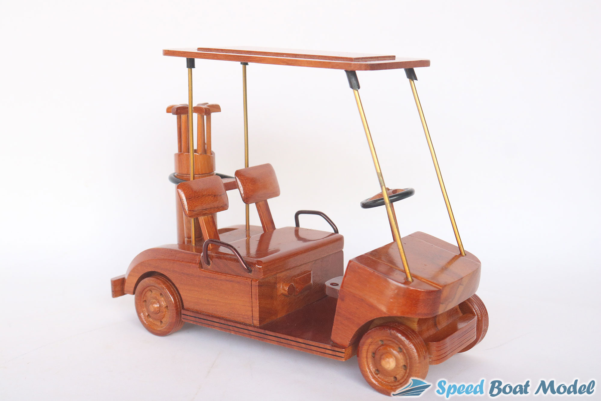 Golf Cart Wooden Model 10.2"