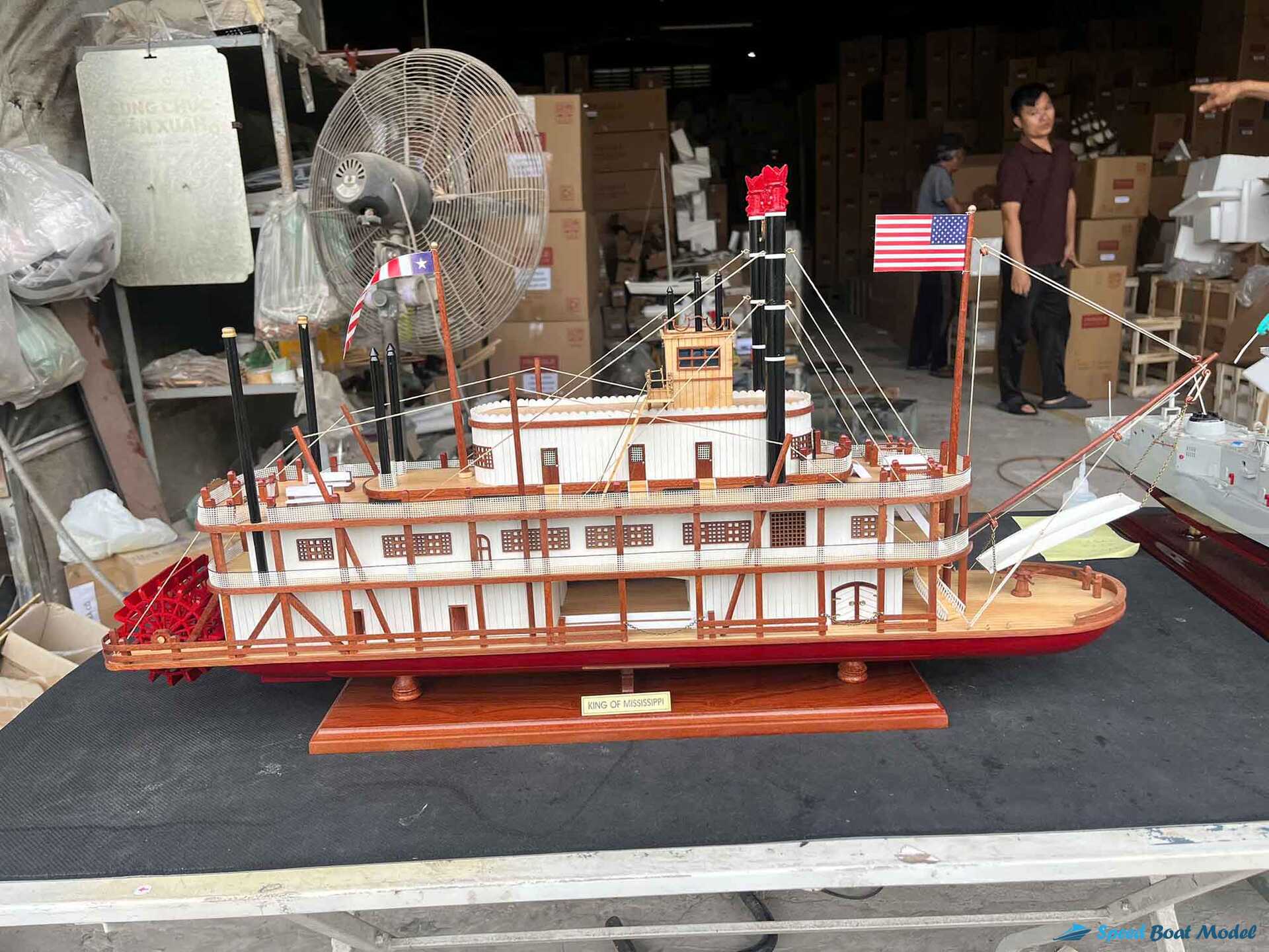 King of the Mississippi River Boat Model 31.4" 13 King Of The Mississippi River Boat Model (13) Speed Boad Model