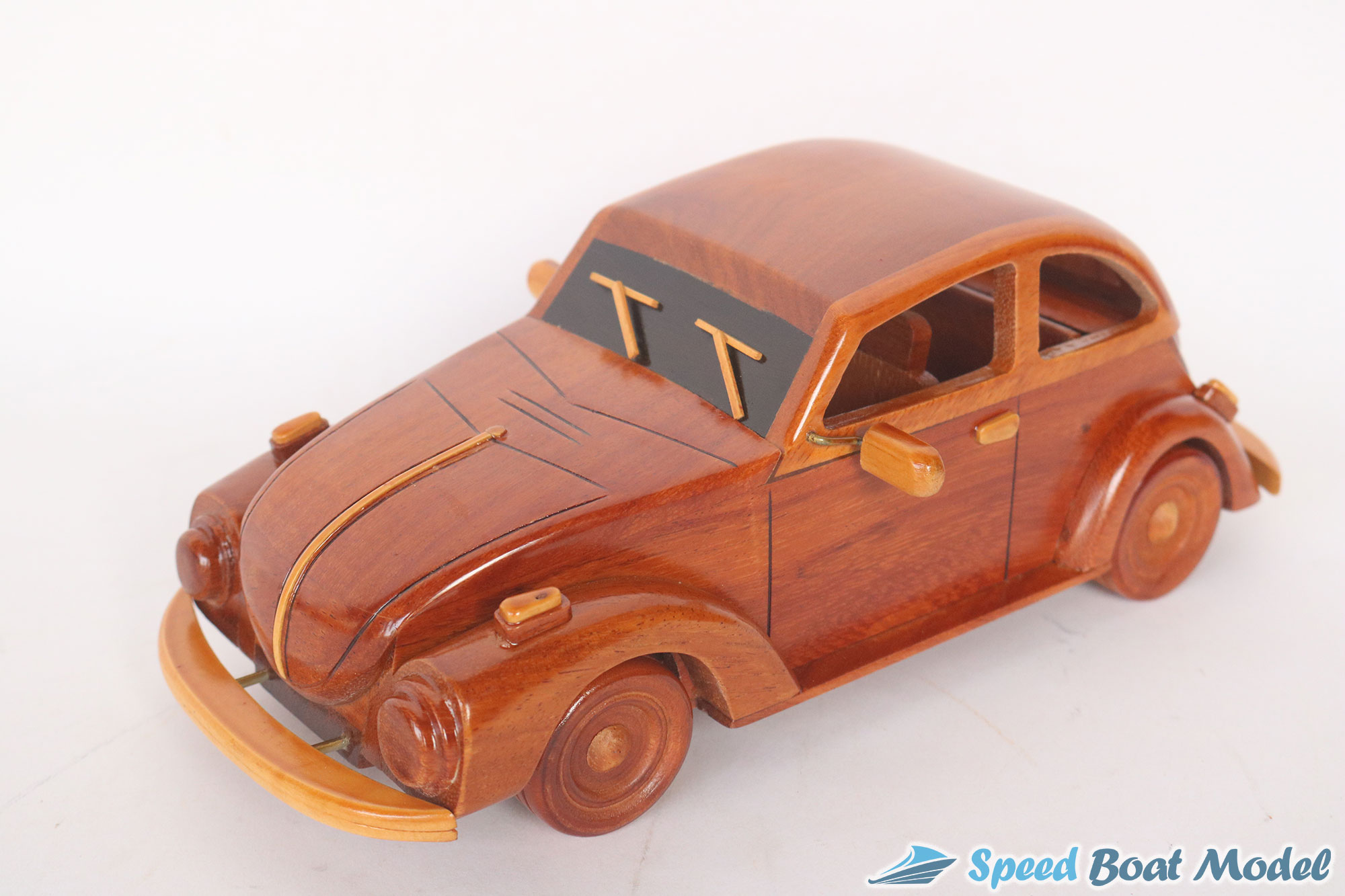 Volkswagen Wooden Car Model 10.7"