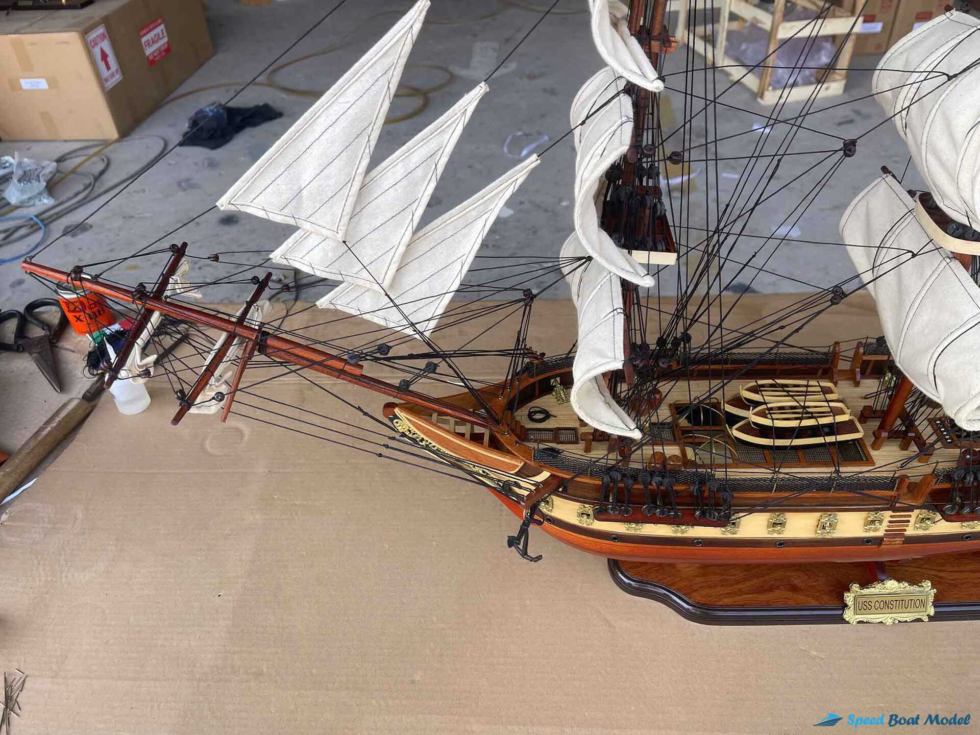 Uss Constitution Special Edition Ship Model (10) Speed Boad Model Uss Constitution Special Edition Ship Model (10) Speed Boad Model