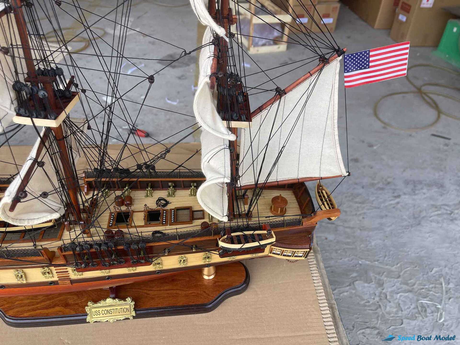Uss Constitution Special Edition Ship Model (5) Speed Boad Model Uss Constitution Special Edition Ship Model (5) Speed Boad Model