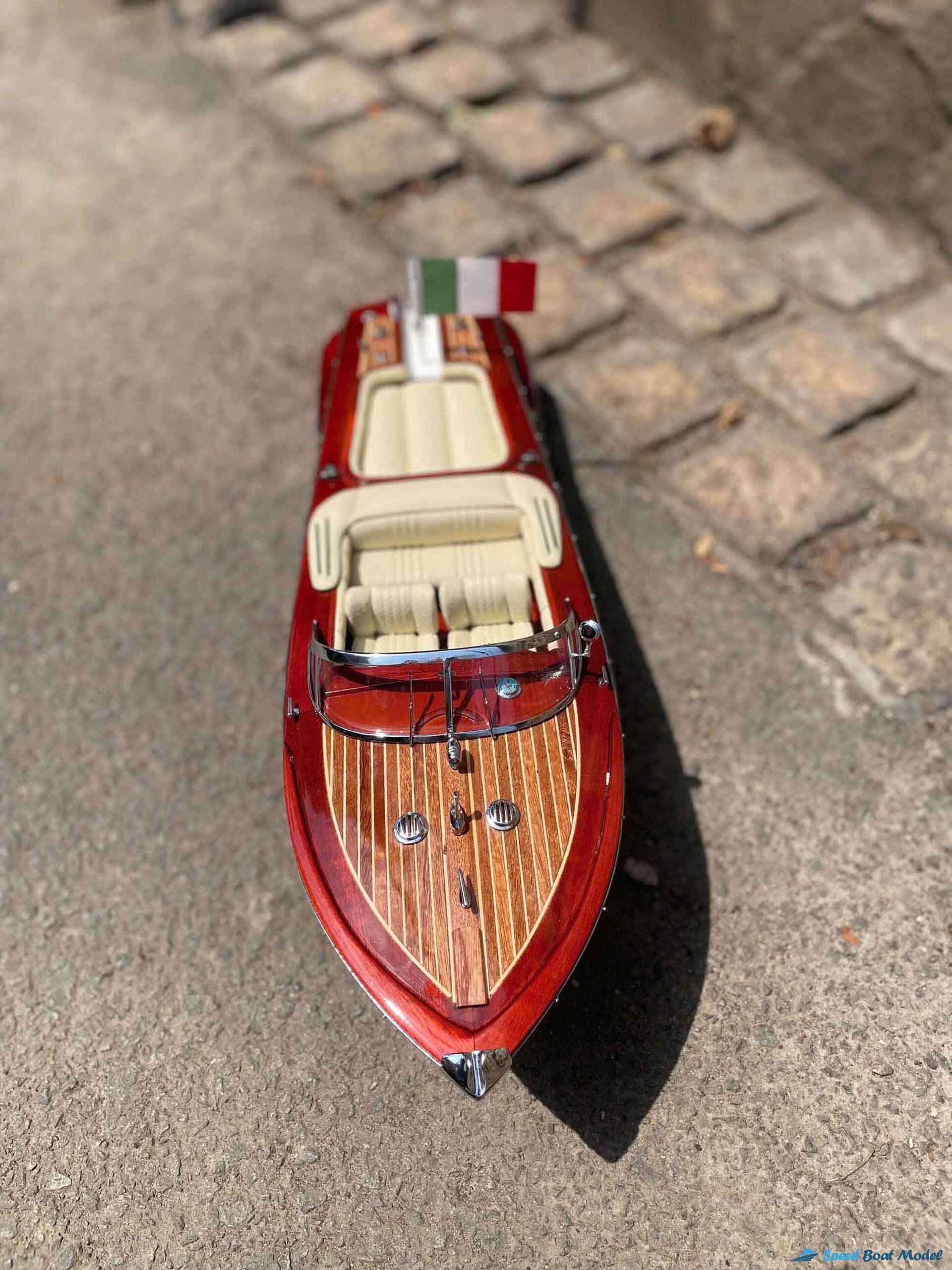 Cream - Colored Riva Aquarama Ship Model - Riva Ship Model