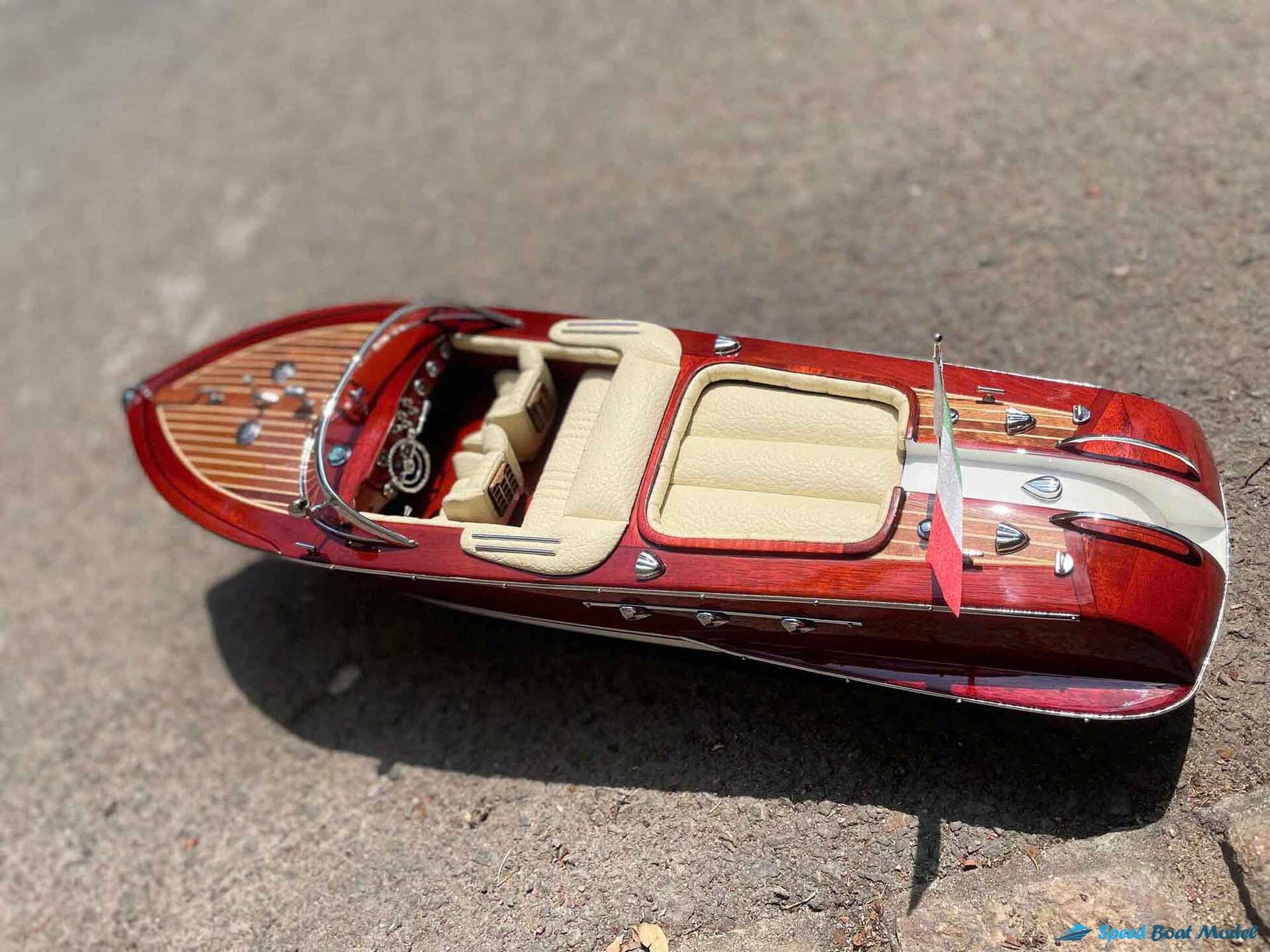 Cream - Colored Riva Aquarama Ship Model - Riva Ship Model