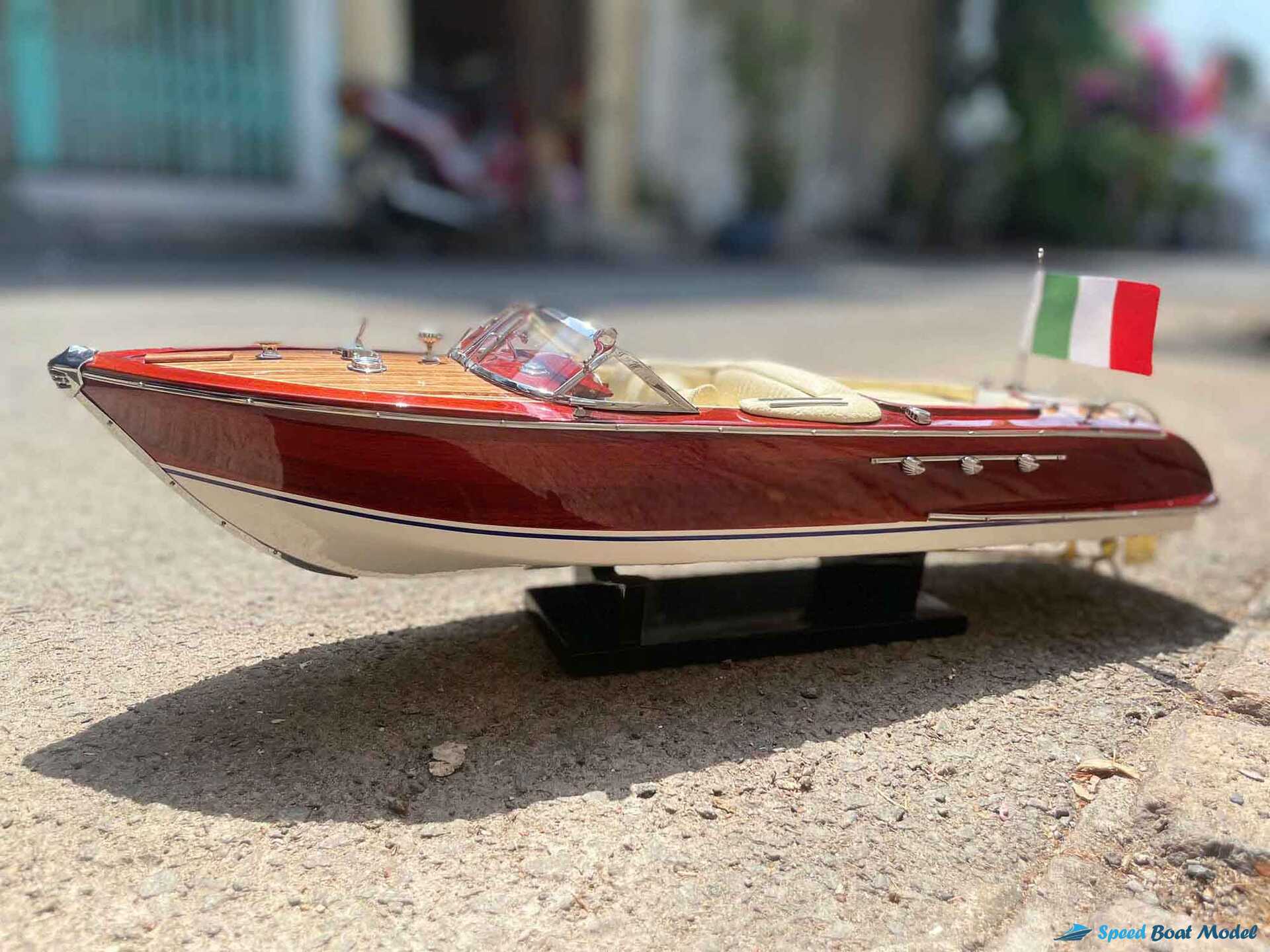 Cream - Colored Riva Aquarama Ship Model - Riva Ship Model