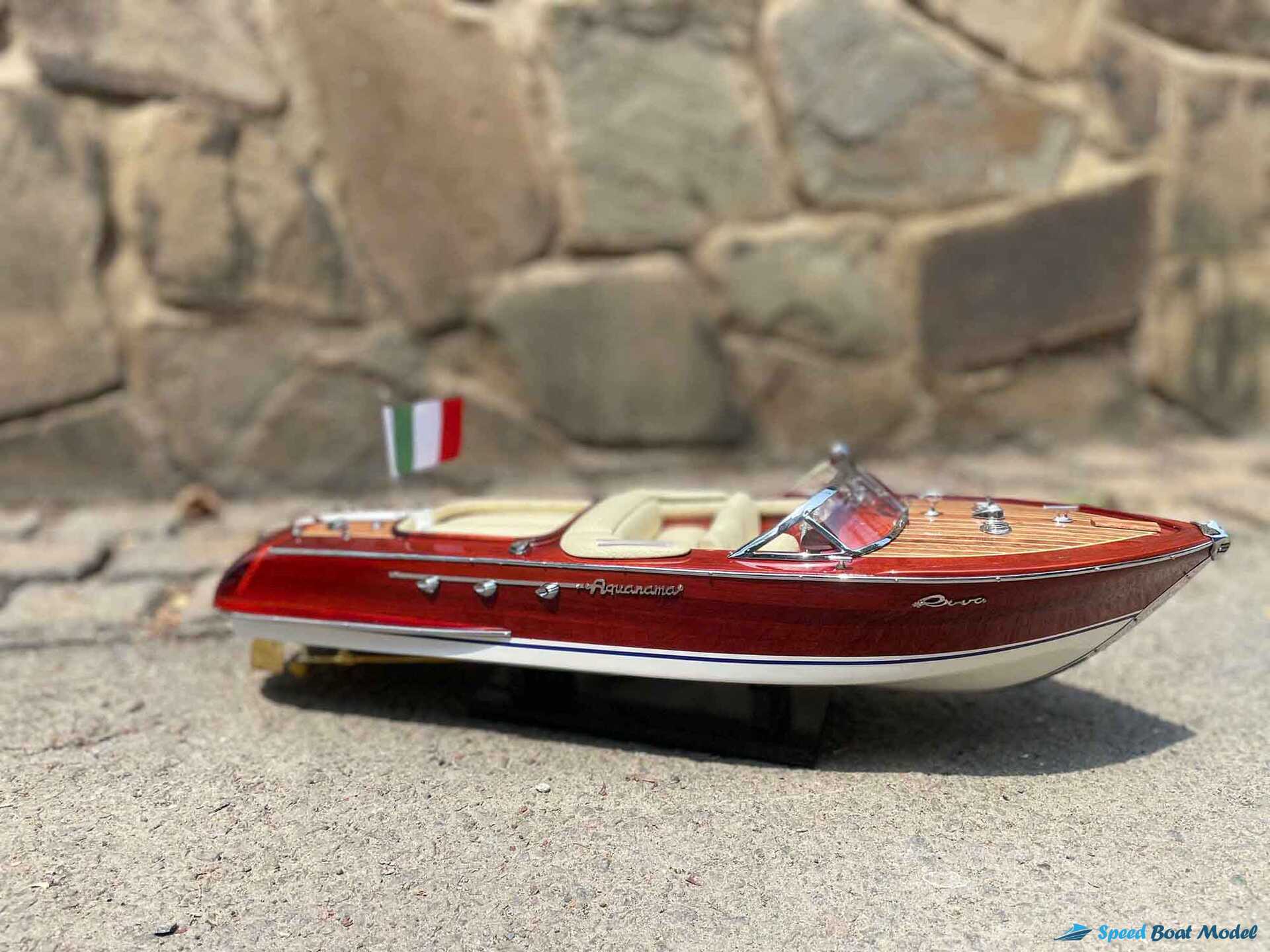 Cream - Colored Riva Aquarama Ship Model - Riva Ship Model