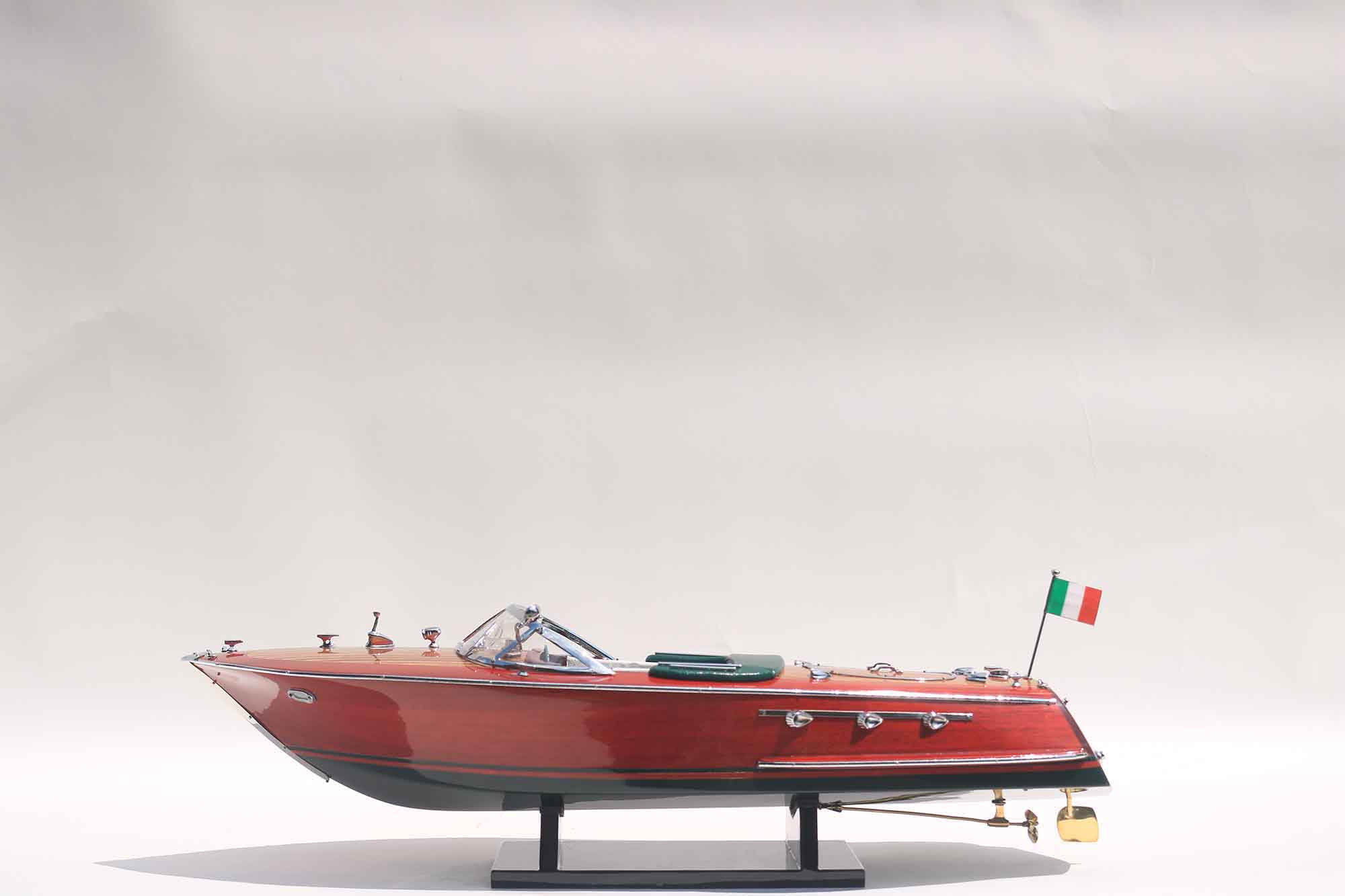 Riva Ariston Speed Boat Model 19.6" 24 Riva Ariston (dark Blue Hull) Speed Boat Model (12) Speed Boad Model