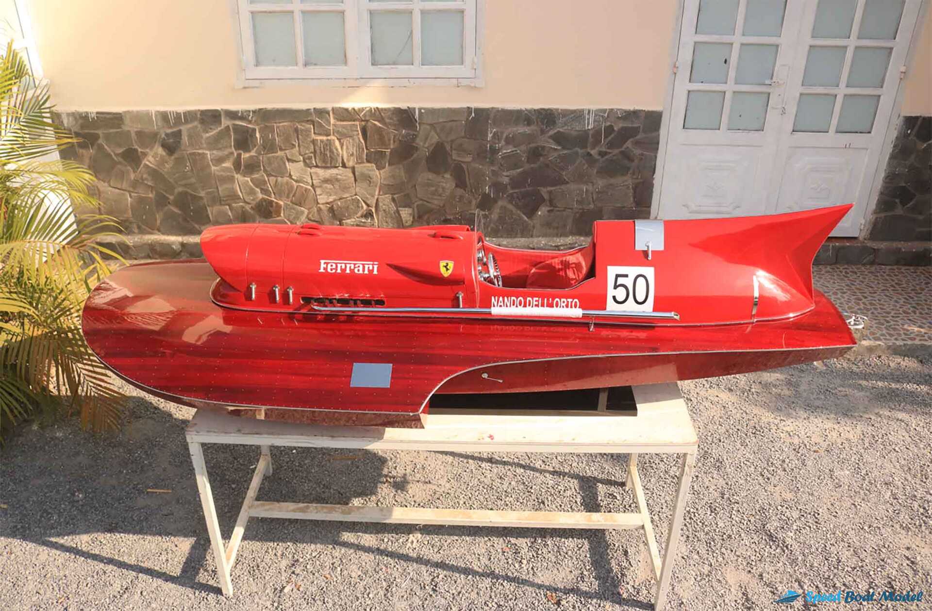 Ferrari Hydroplane 1954 – Xxl Boat Model (1) Speed Boad Model