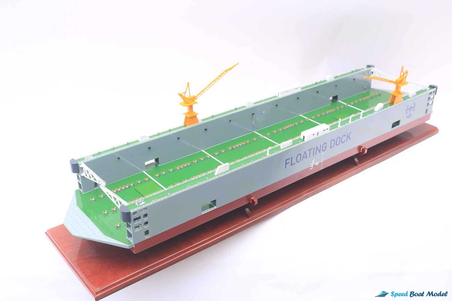 Floating Dock Shipyard Model (7) Speed Boad Model