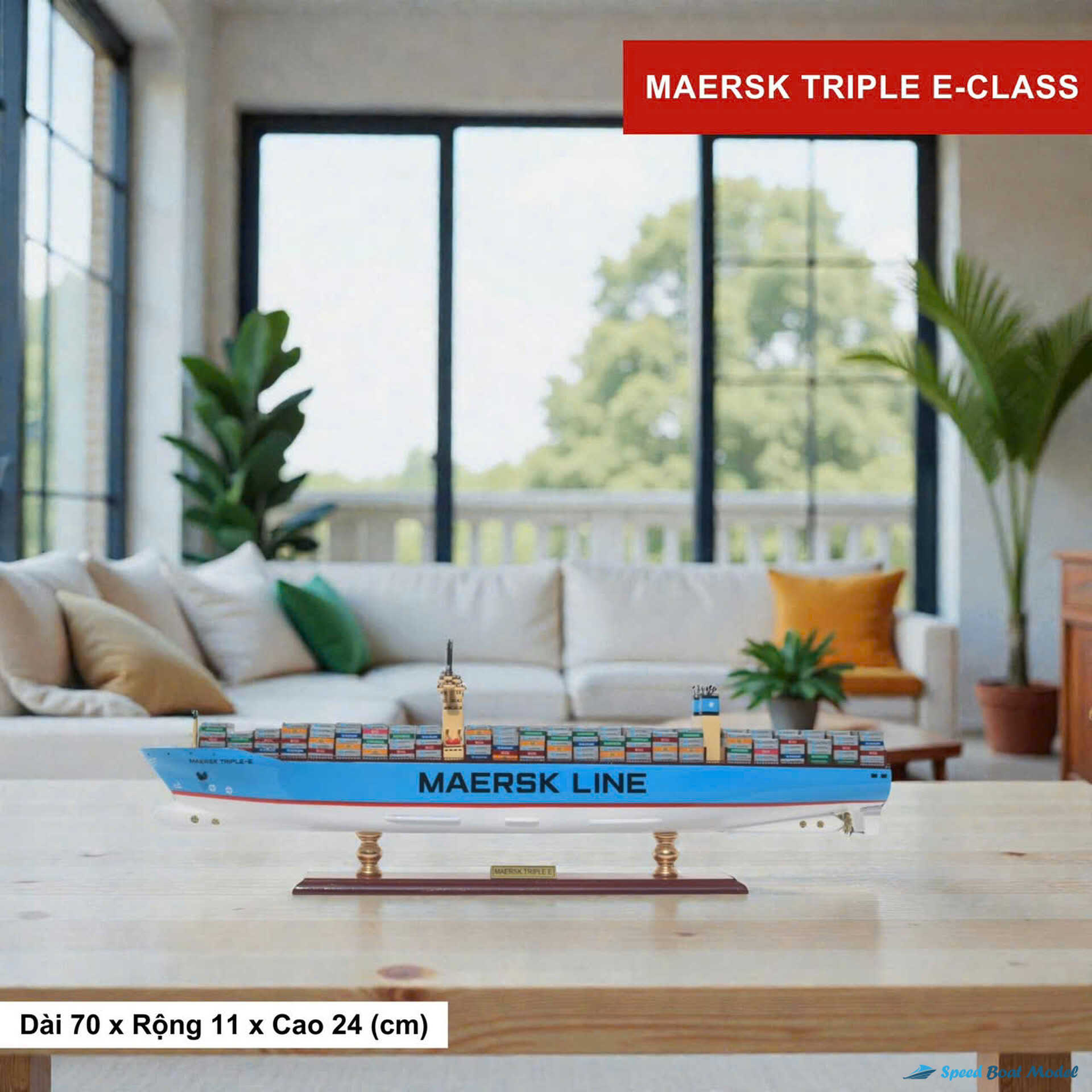 Maersk Triple E – Class Container Ship Model Speed Boad Model