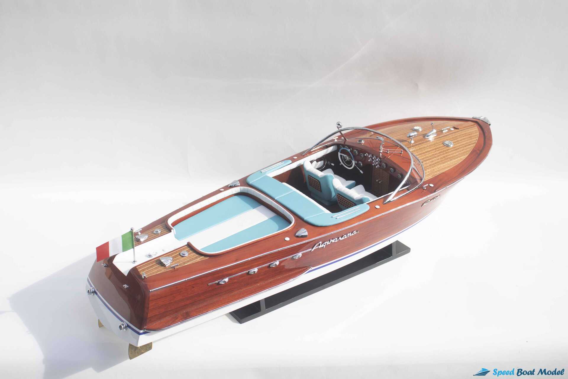 Super Riva Aquarama Painted Ship Model (11) Speed Boad Model