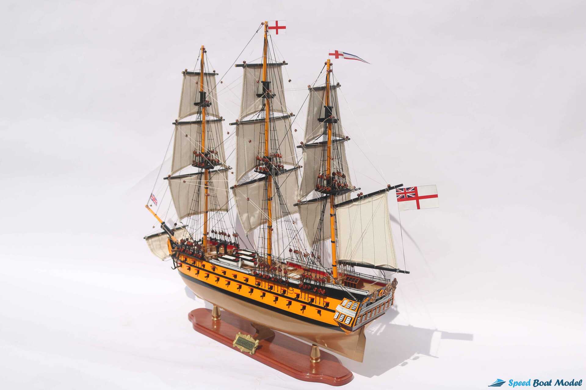 Hms Agamemnon Tall Ship Model (10) Speed Boad Model Hms Agamemnon Tall Ship Model (10) Speed Boad Model